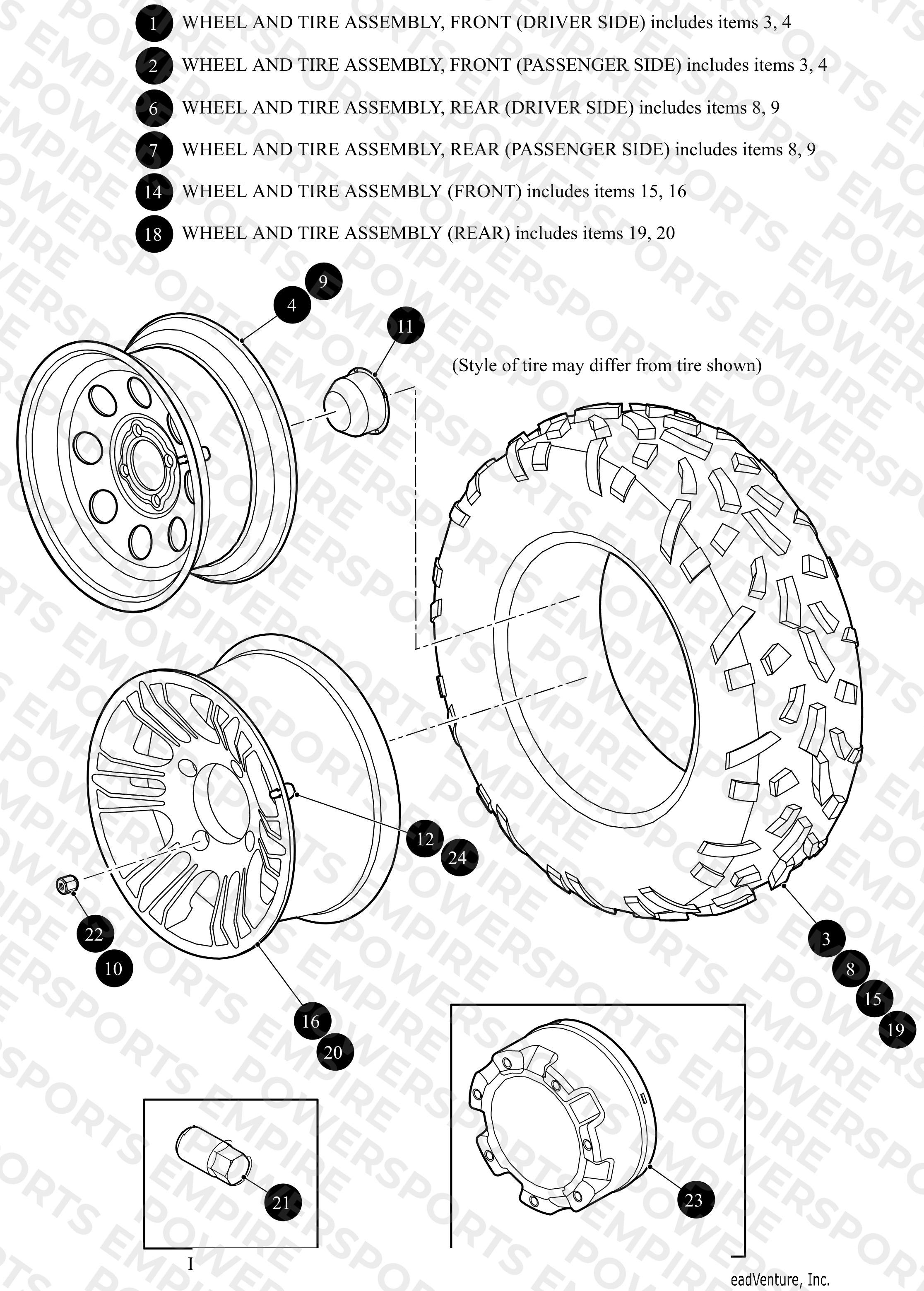 WHEELS AND TIRES