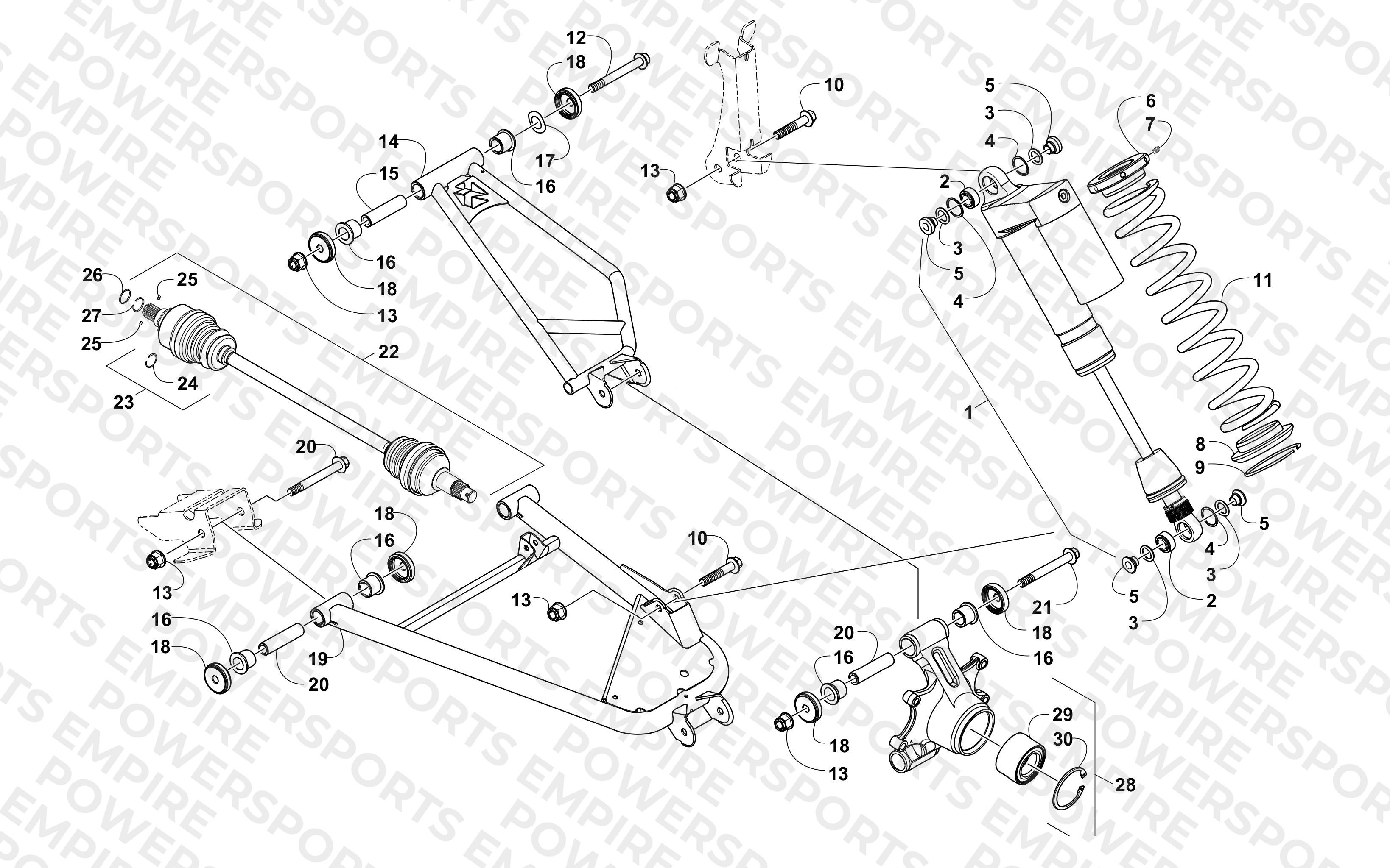 REAR SUSPENSION ASSEMBLY