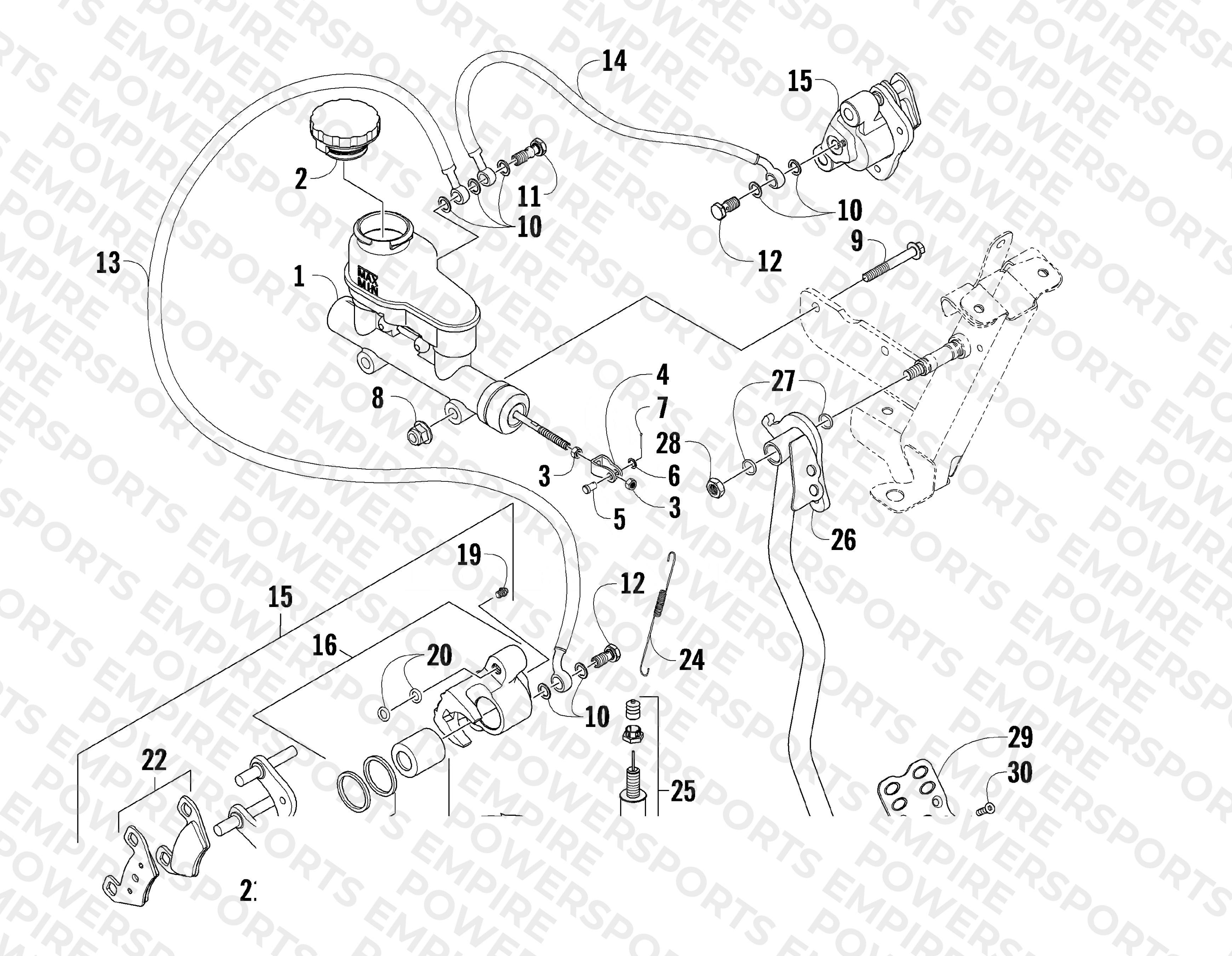 HYDRAULIC BRAKE ASSEMBLY