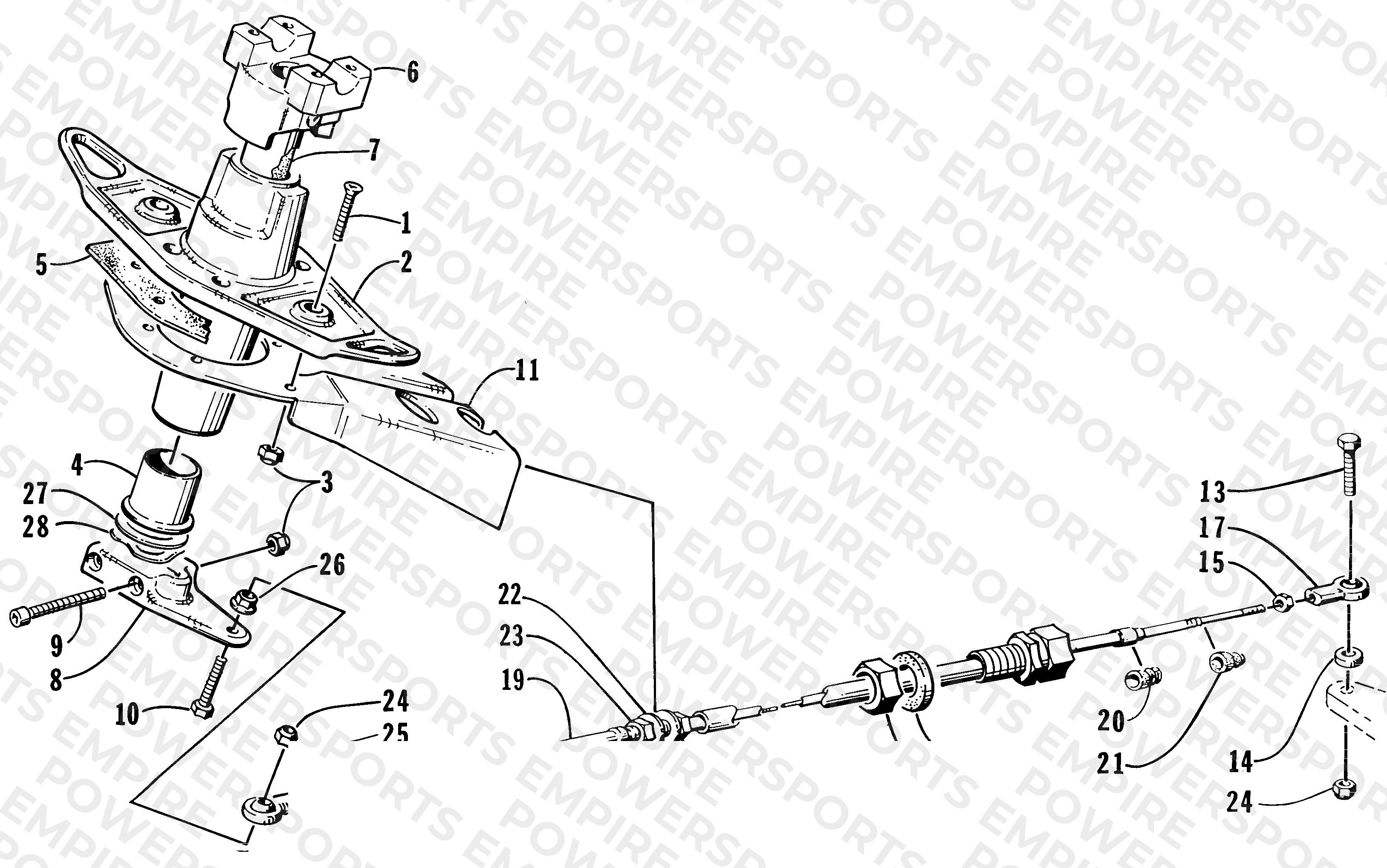 STEERING POST ASSEMBLY