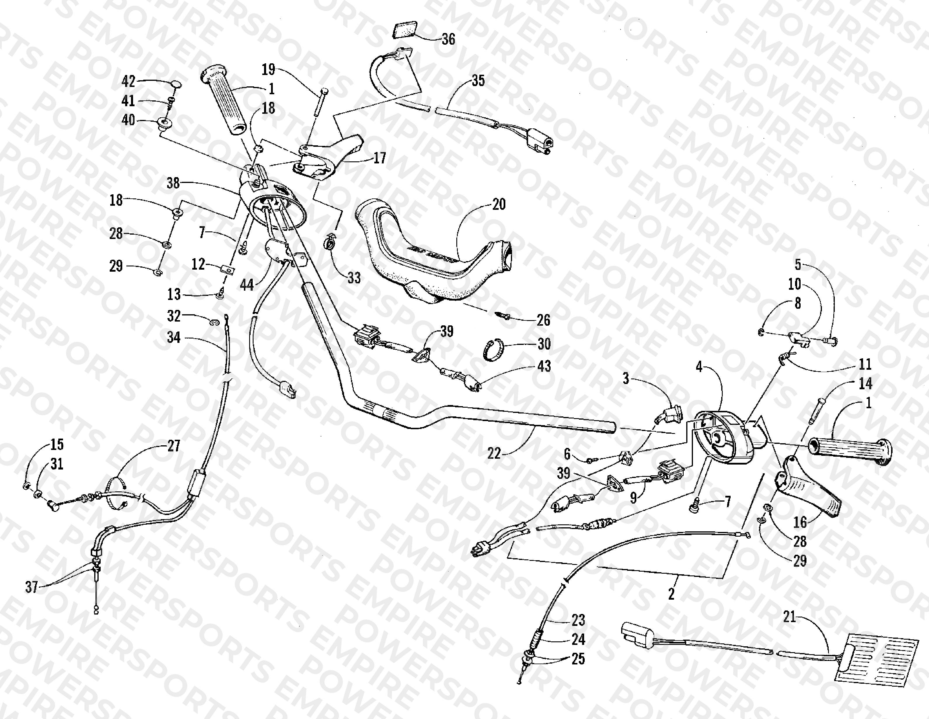 HANDLEBAR AND CONTROLS
