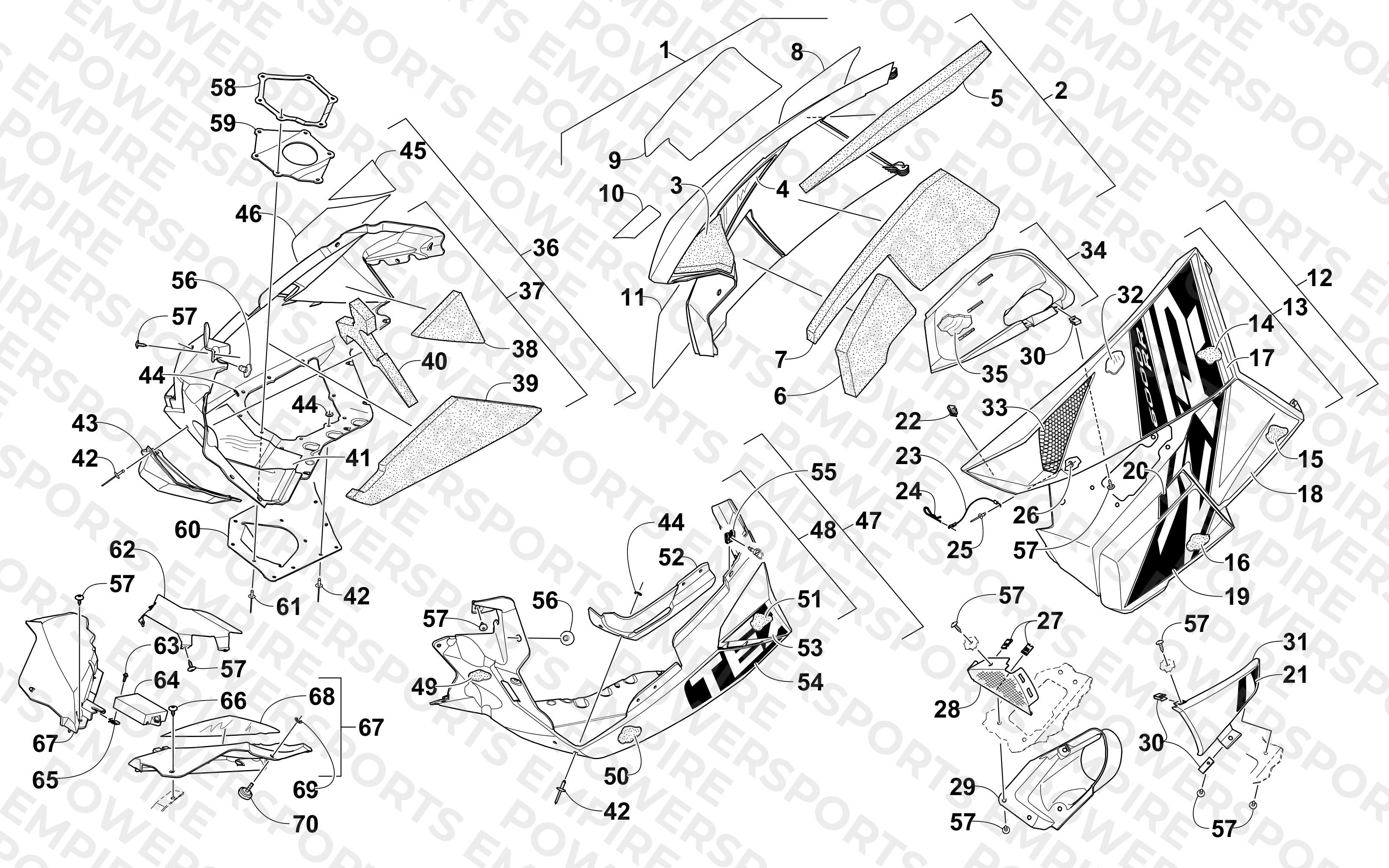 SKID PLATE AND SIDE PANEL ASSEMBLY