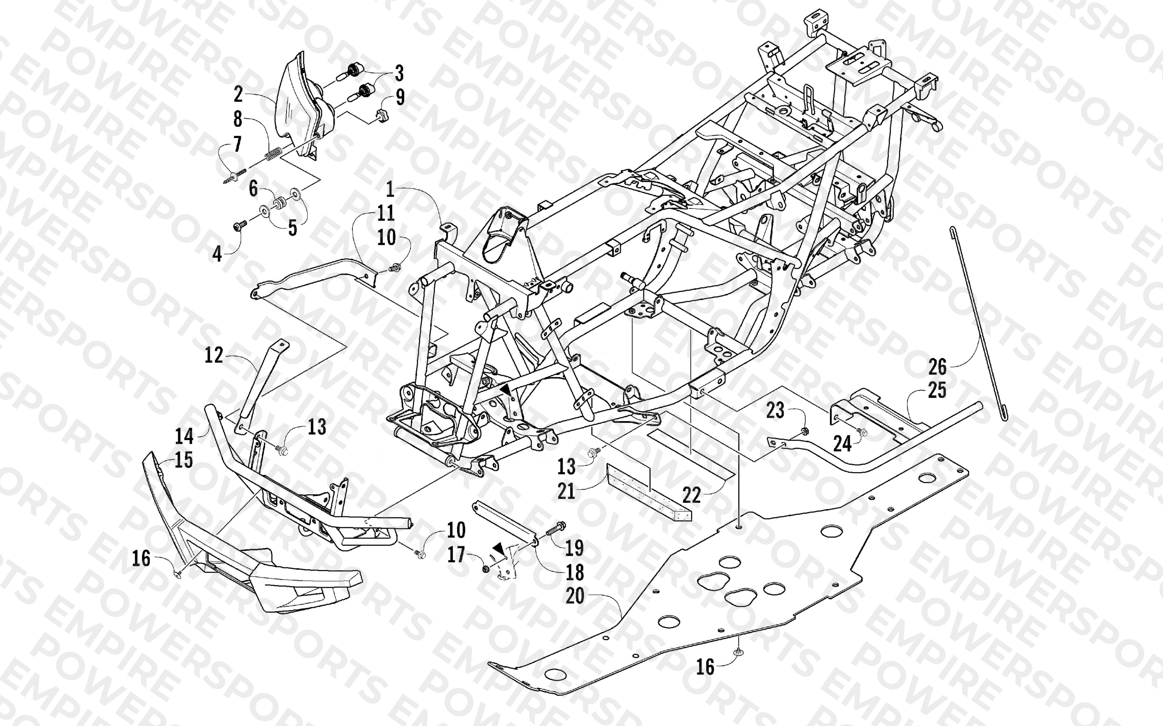 FRAME AND RELATED PARTS