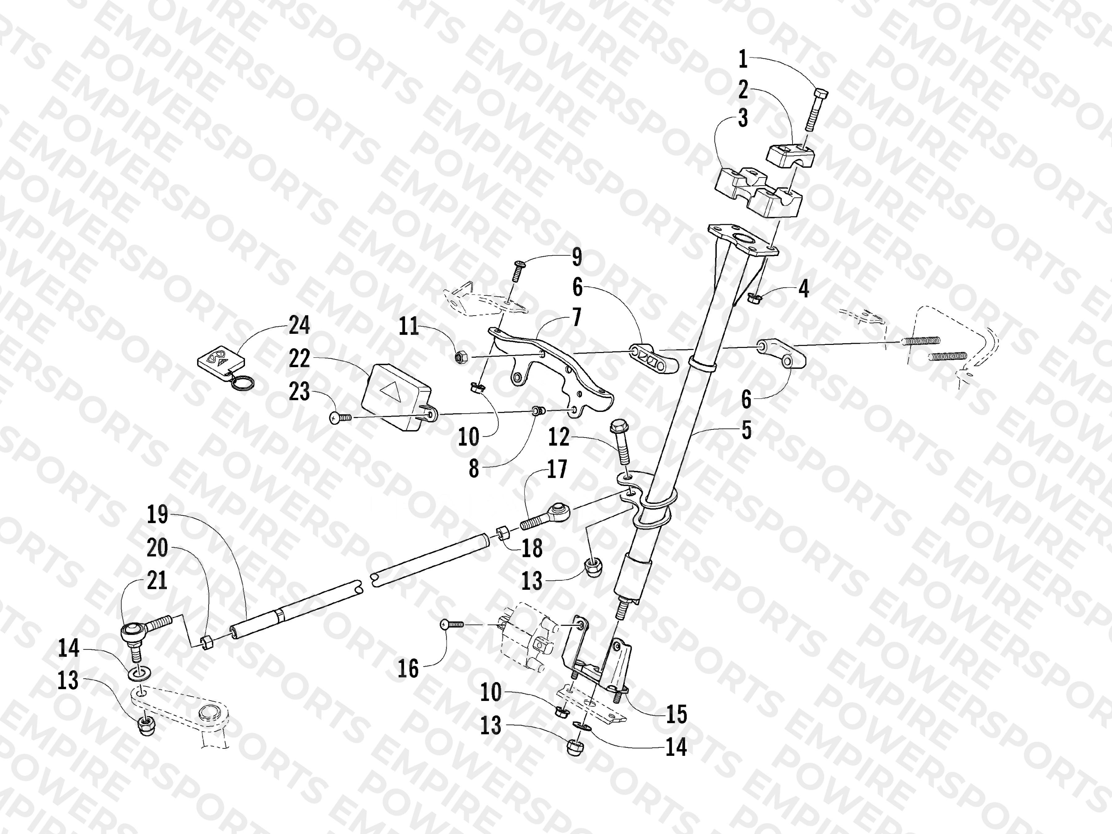 STEERING POST ASSEMBLY