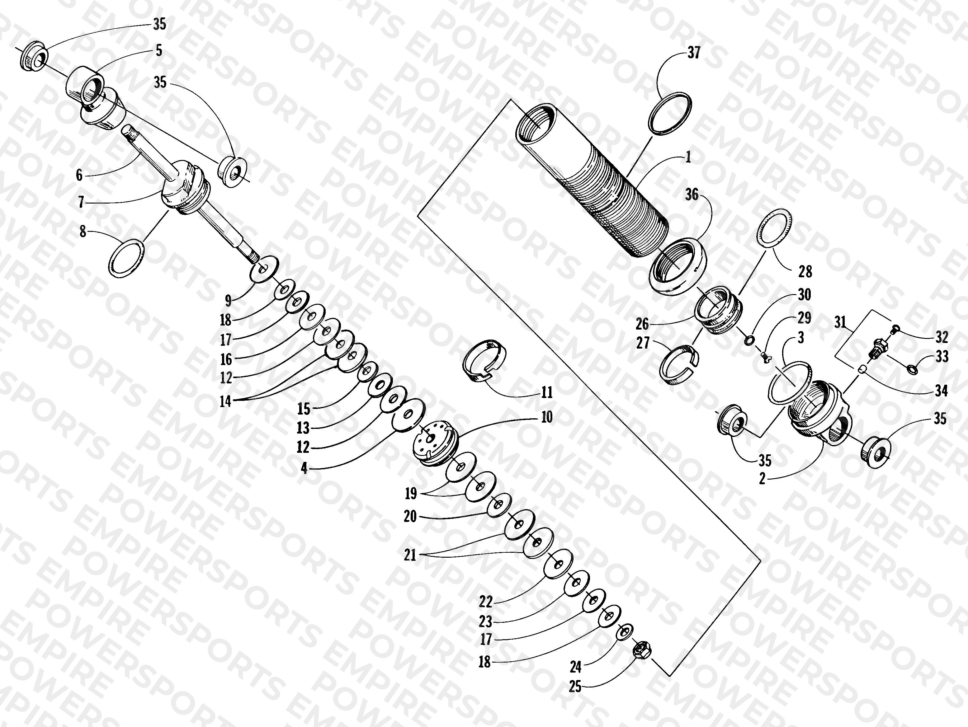 FRONT SUSPENSION SHOCK ABSORBER
