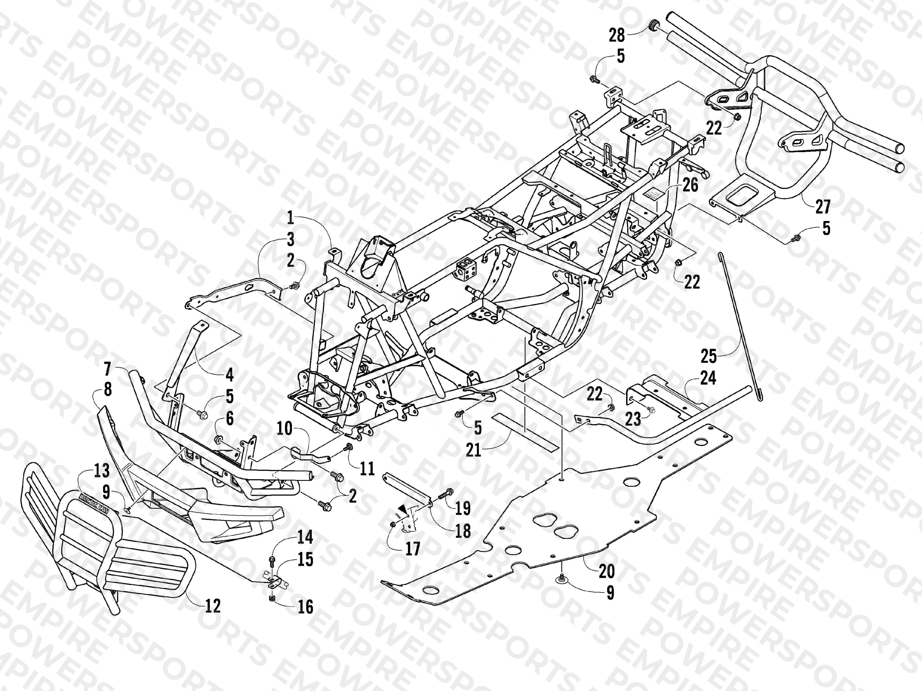 FRAME AND RELATED PARTS