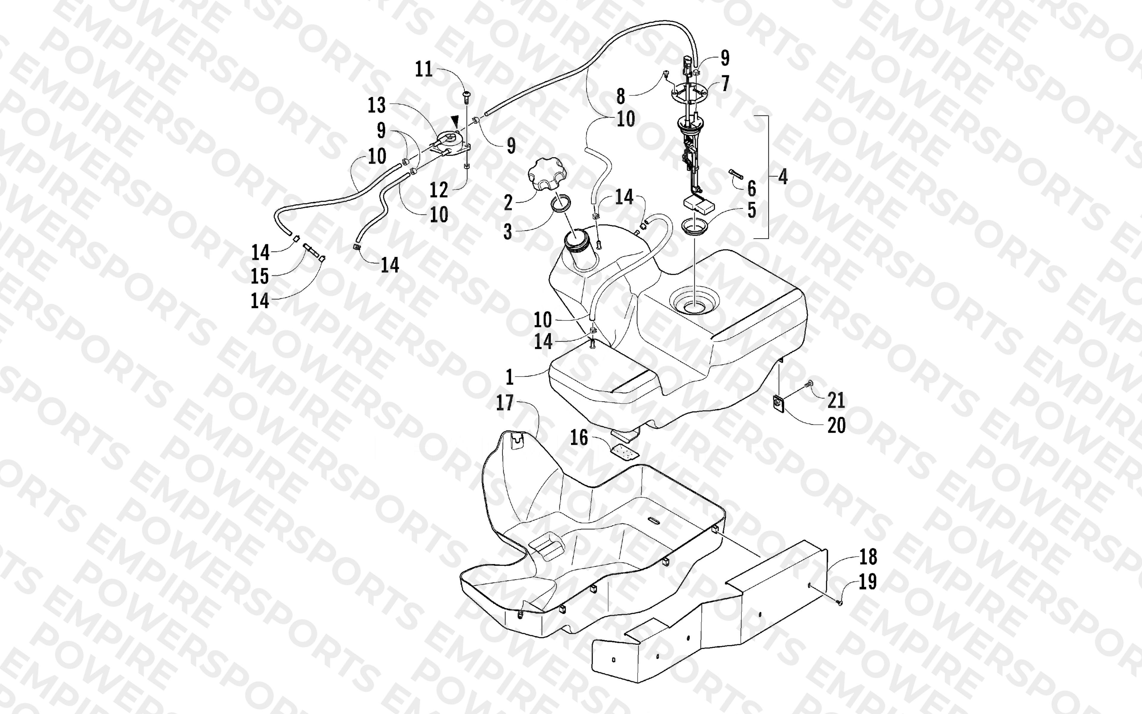 GAS TANK ASSEMBLY