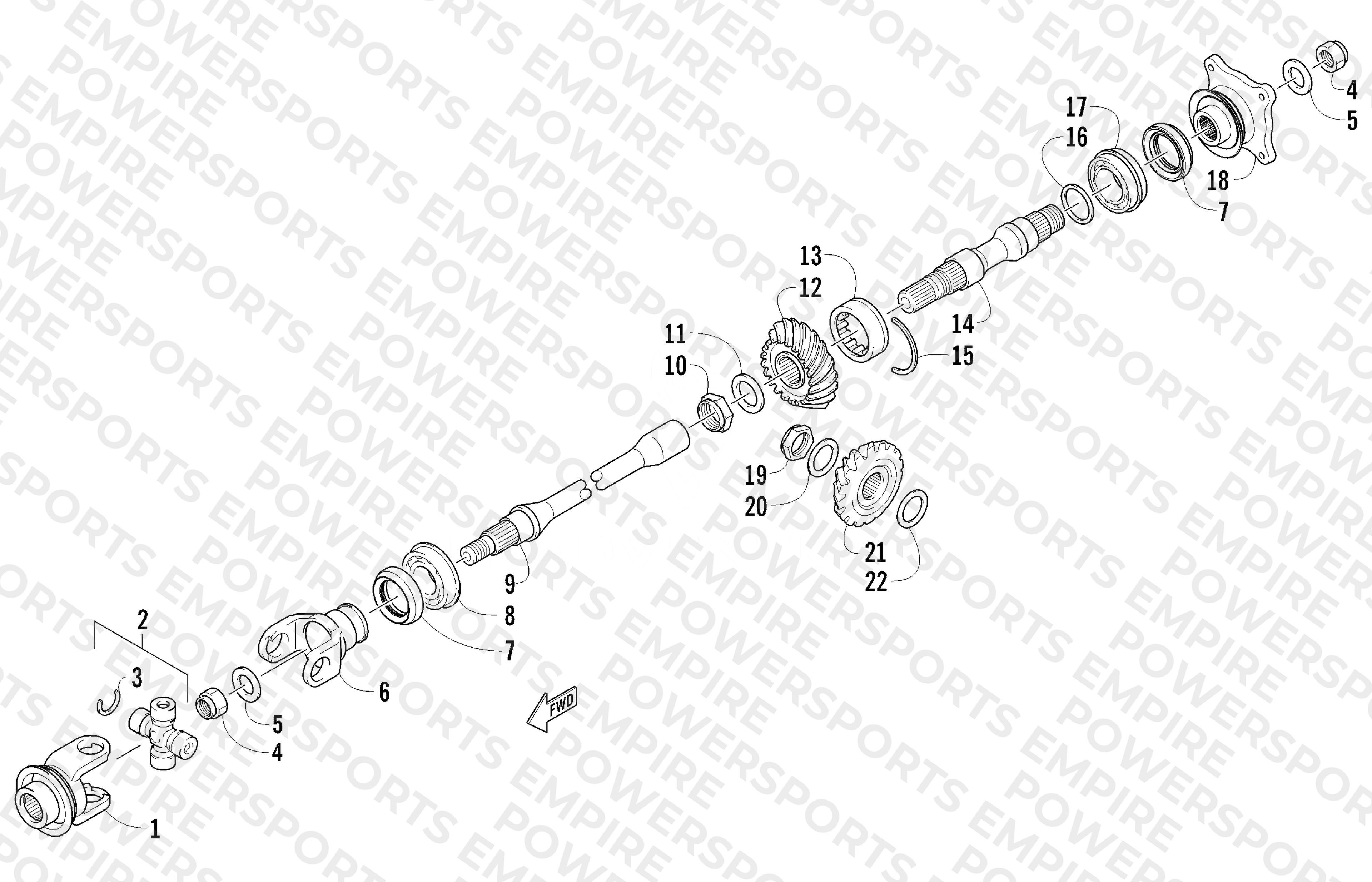 SECONDARY DRIVE ASSEMBLY