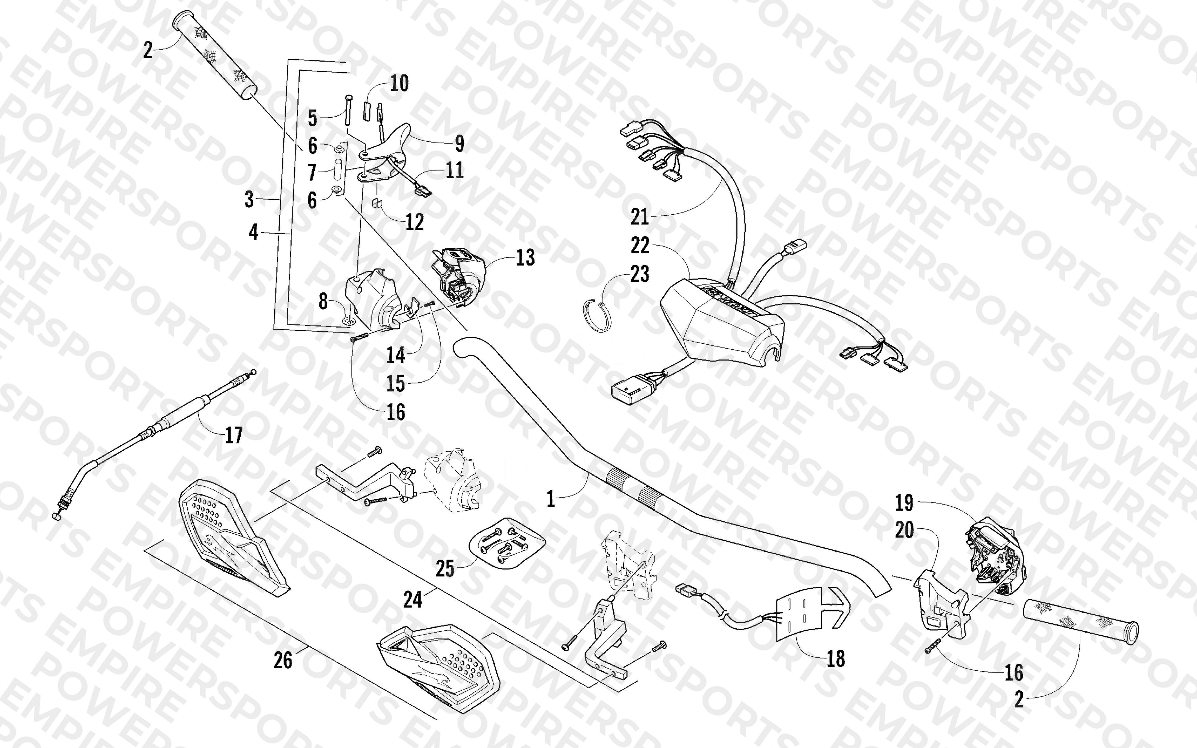HANDLEBAR AND CONTROLS