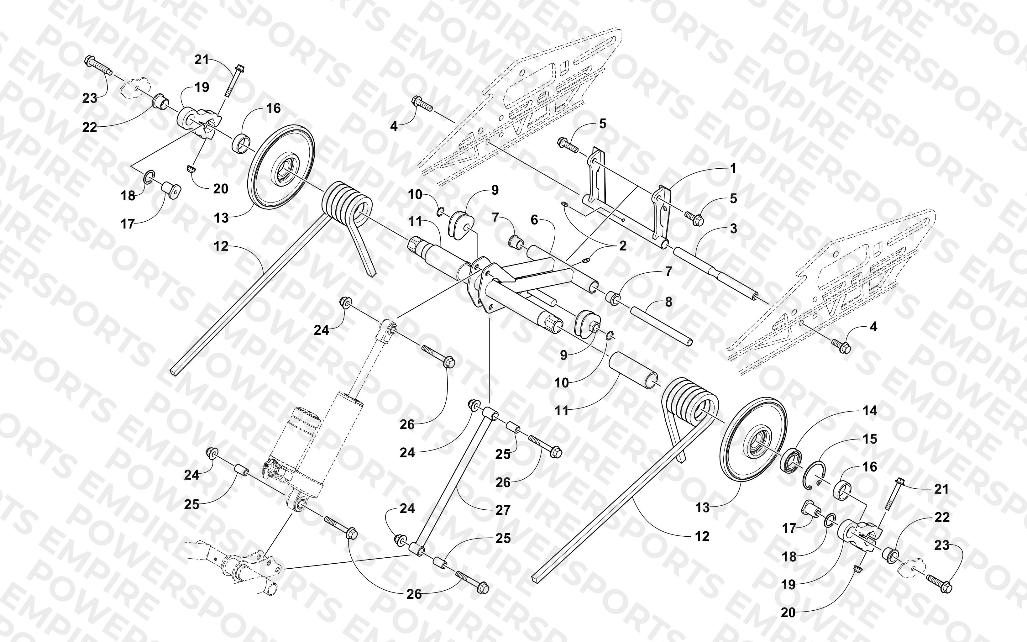 REAR SUSPENSION REAR ARM ASSEMBLY