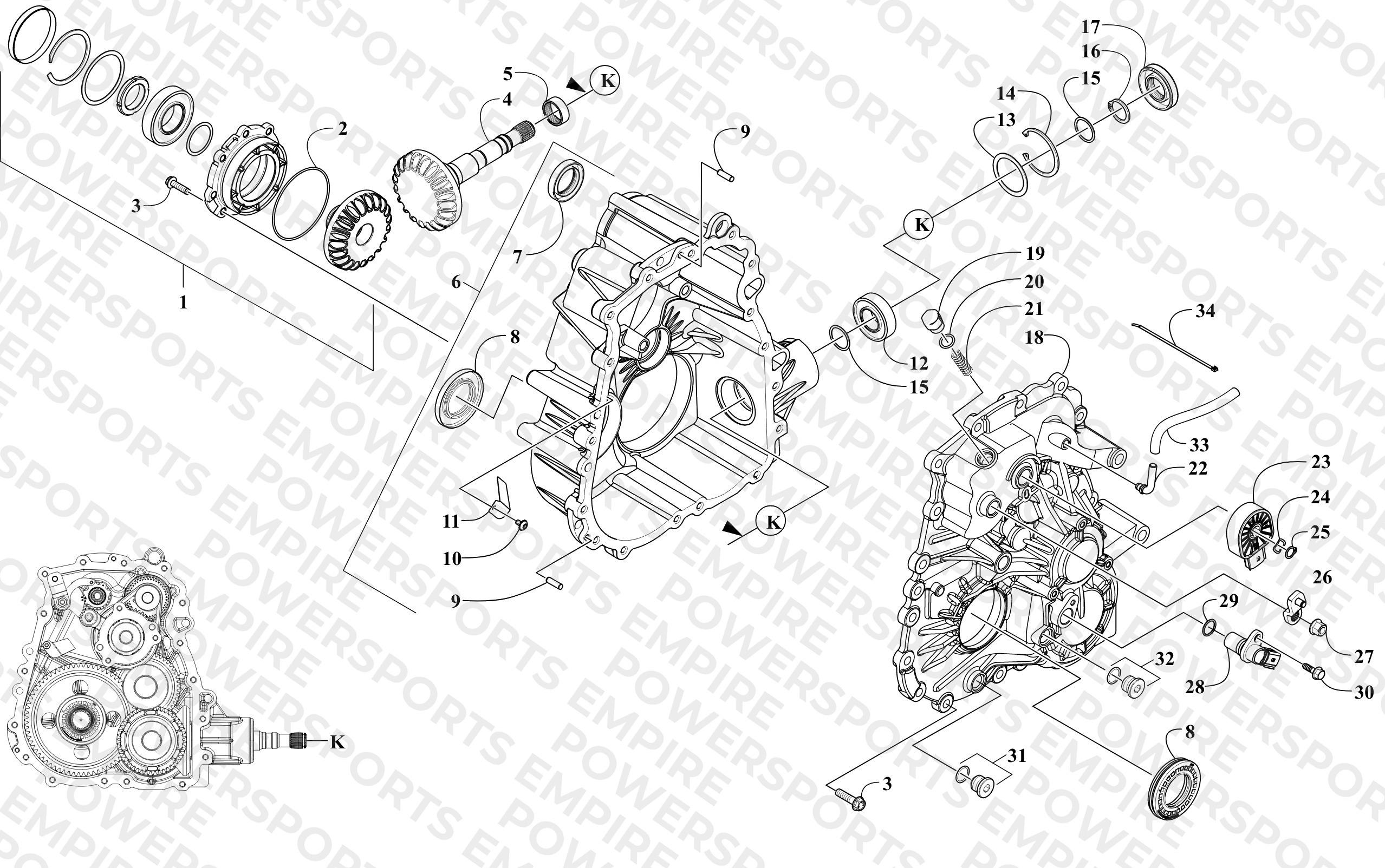 TRANSAXLE CASE/COVER