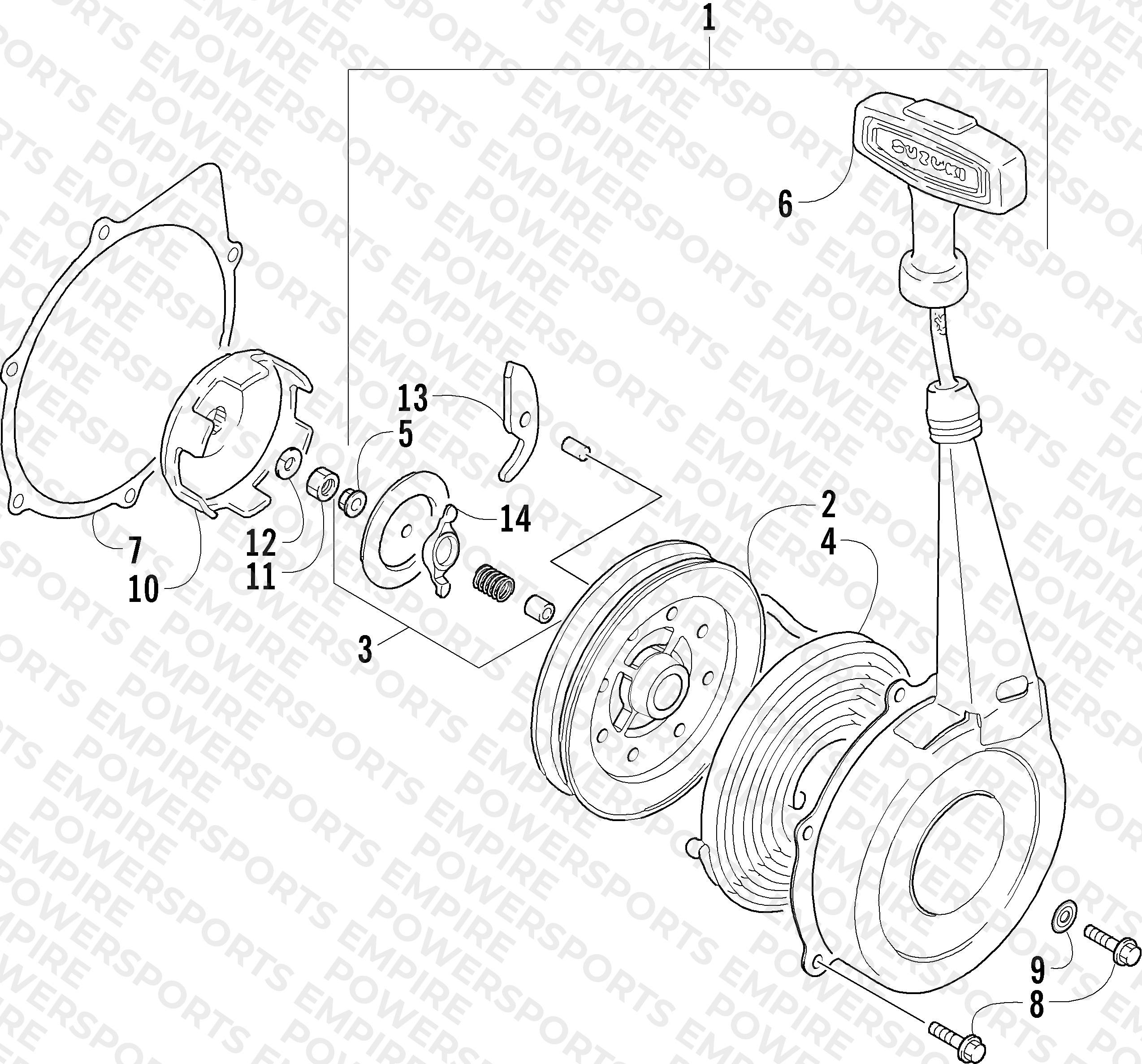 RECOIL STARTER ASSEMBLY