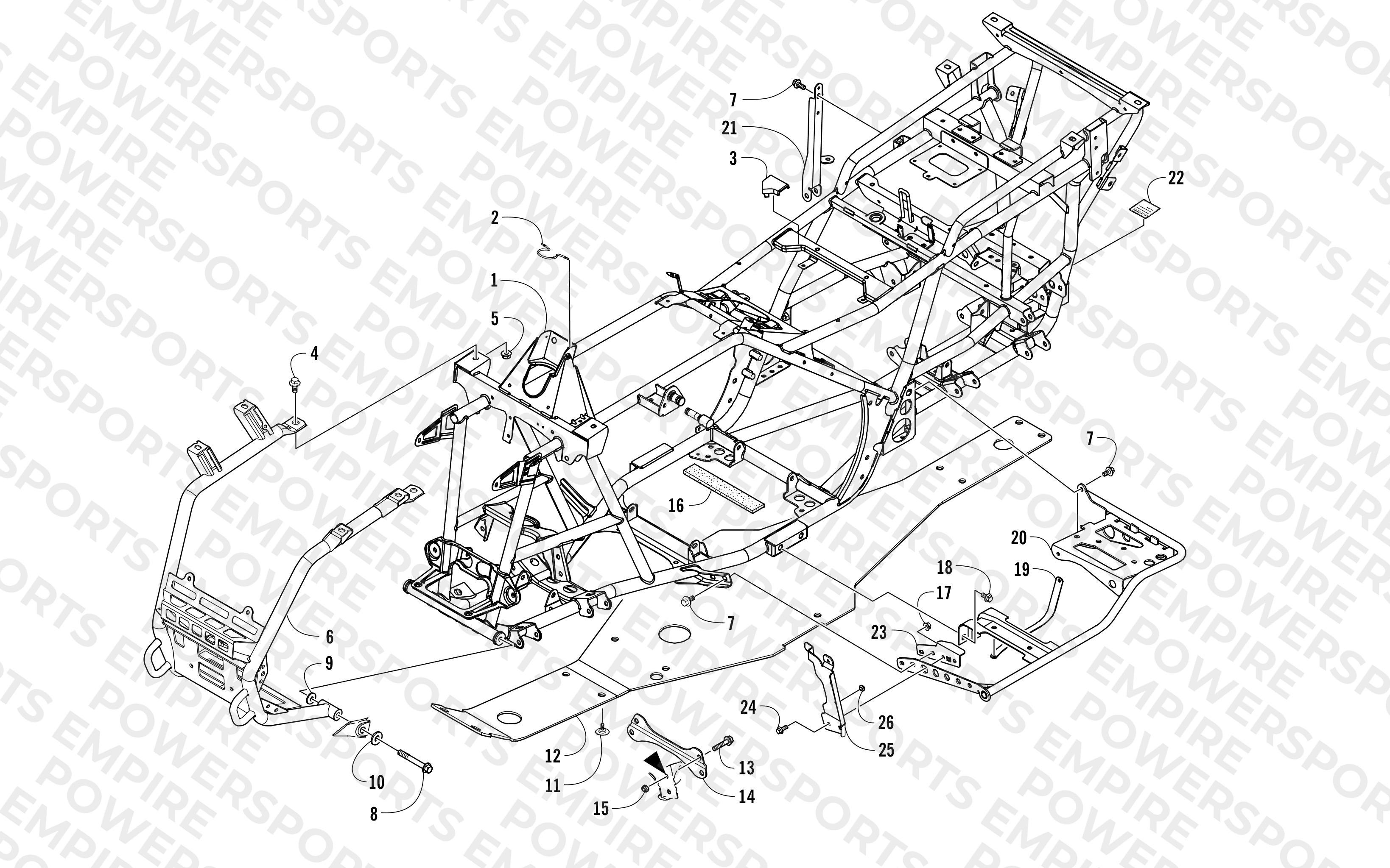 FRAME AND RELATED PARTS