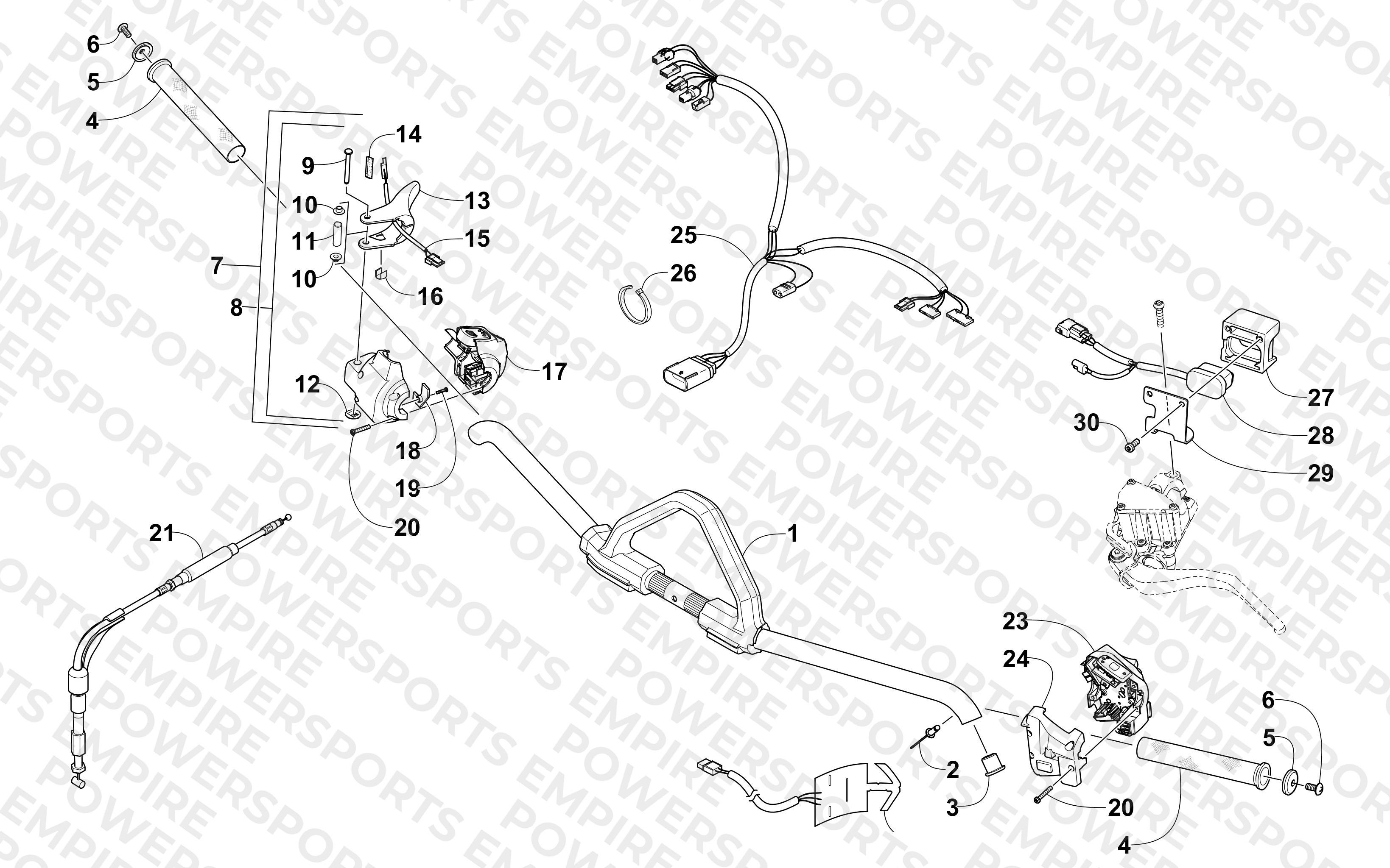 HANDLEBAR AND CONTROLS