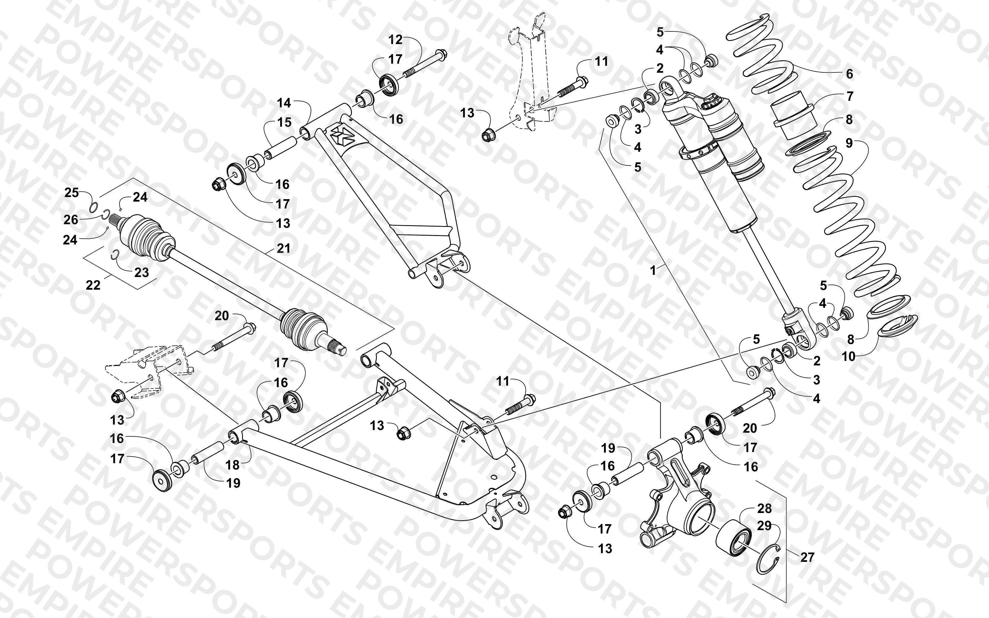 REAR SUSPENSION ASSEMBLY