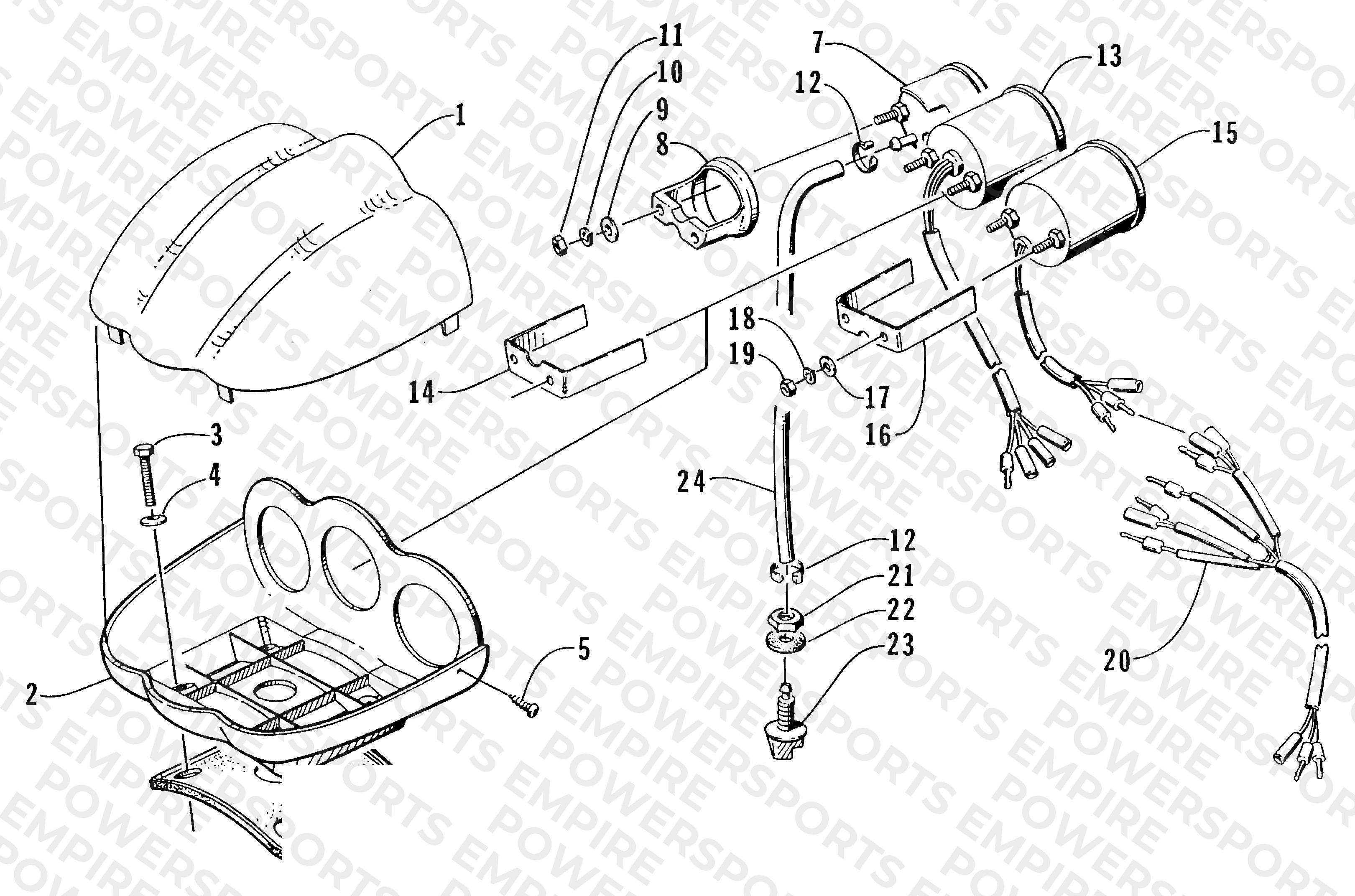 INSTRUMENT CONSOLE ASSEMBLY