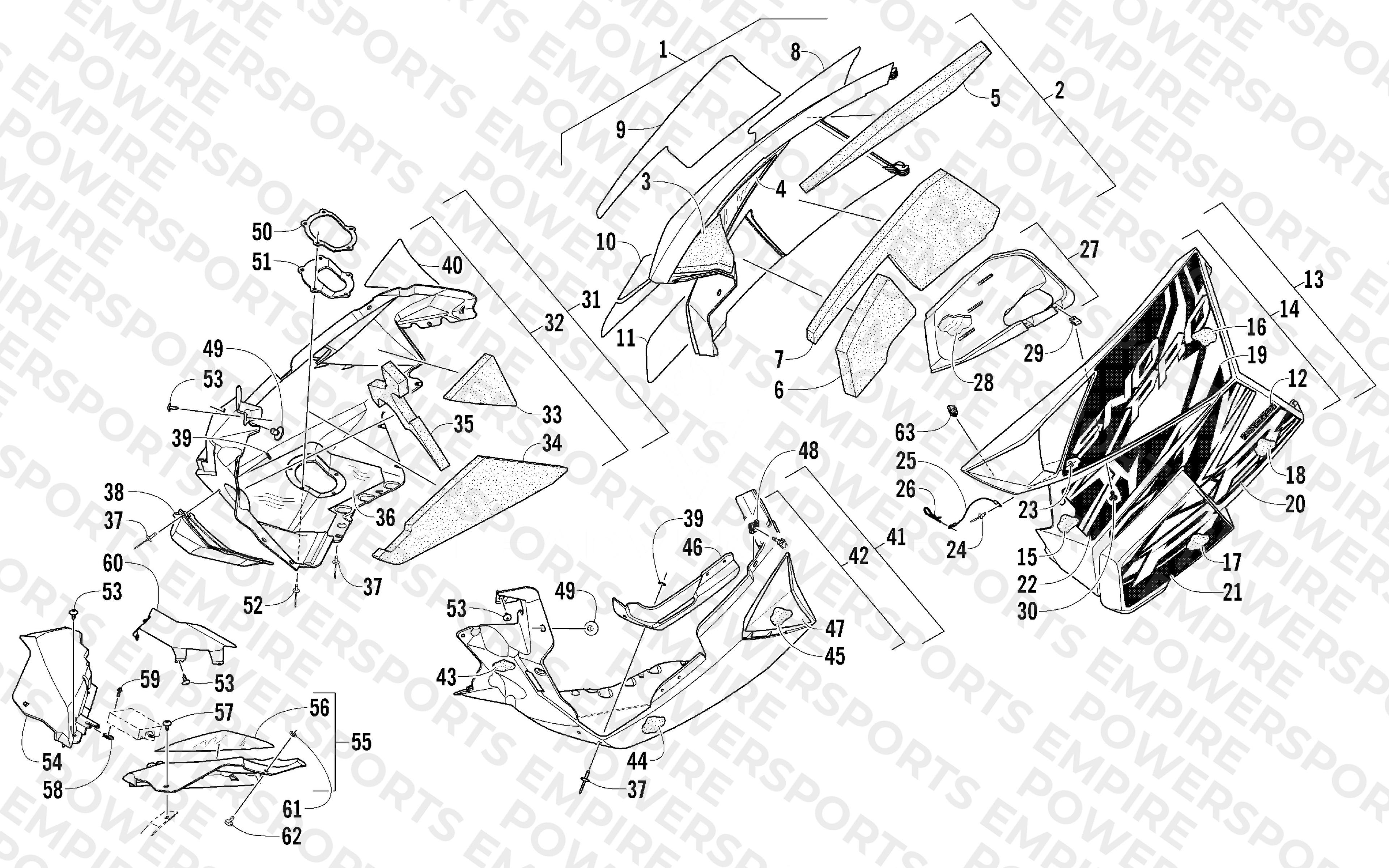 SKID PLATE AND SIDE PANEL ASSEMBLY