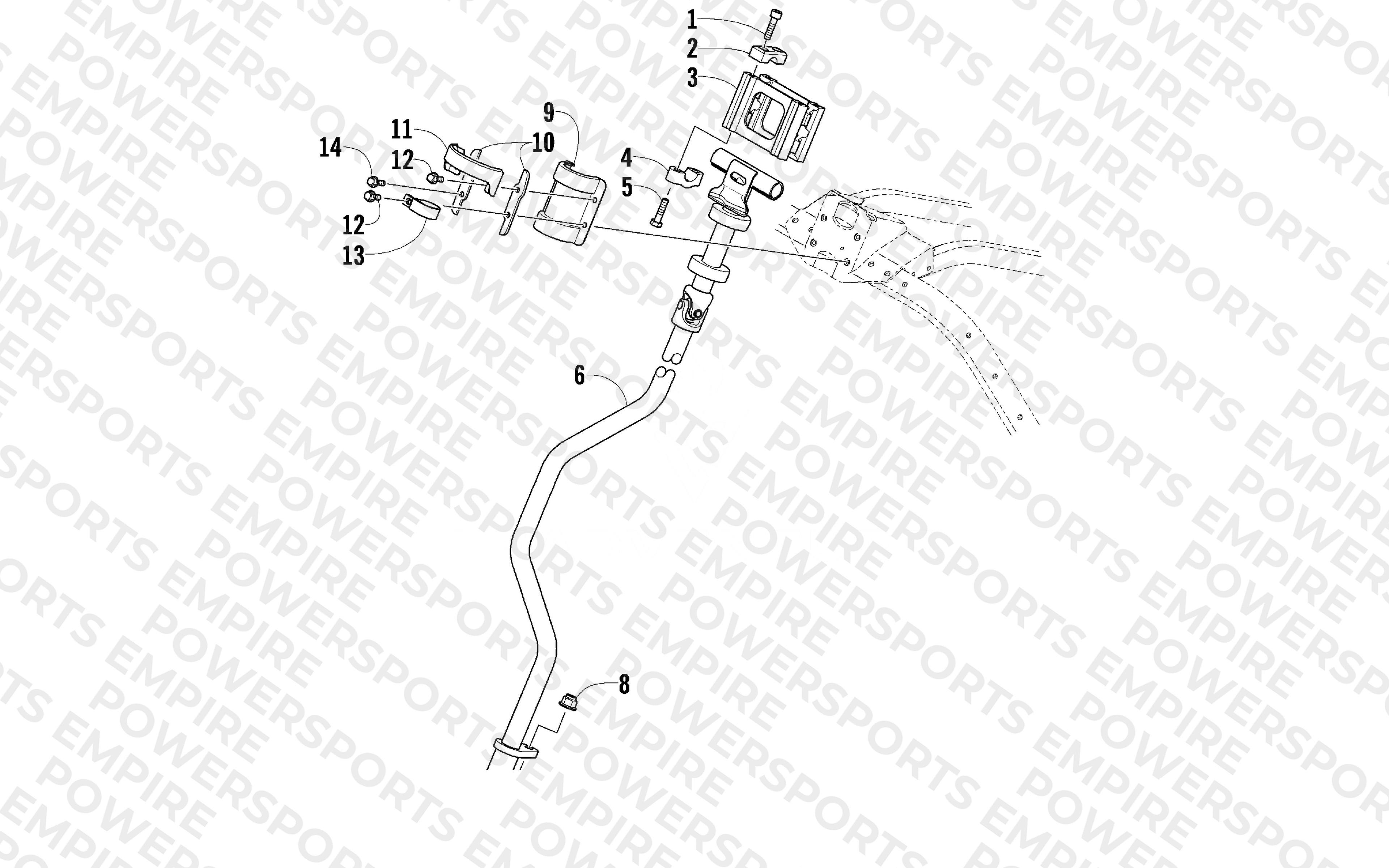 STEERING POST ASSEMBLY