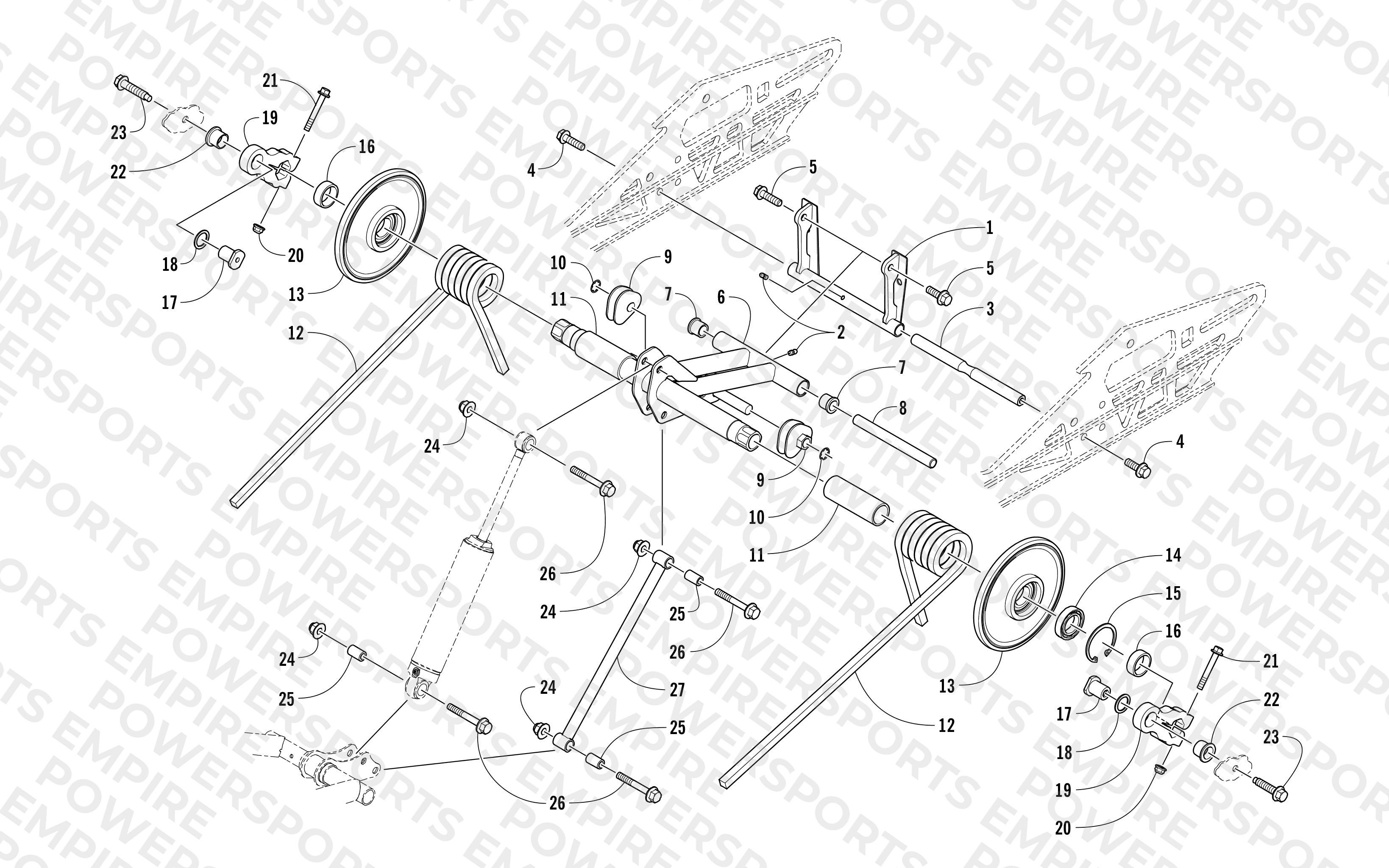 REAR SUSPENSION REAR ARM ASSEMBLY