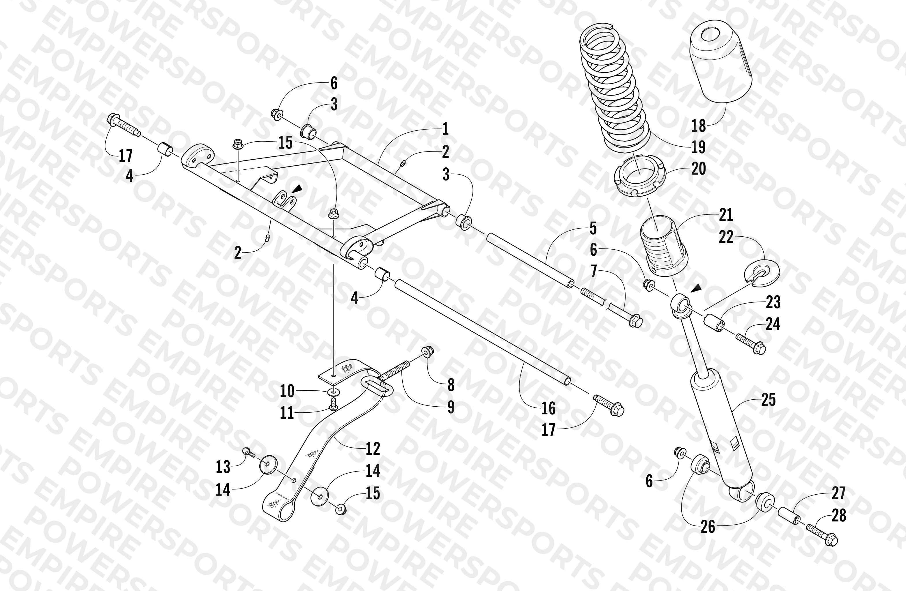 REAR SUSPENSION FRONT ARM ASSEMBLY