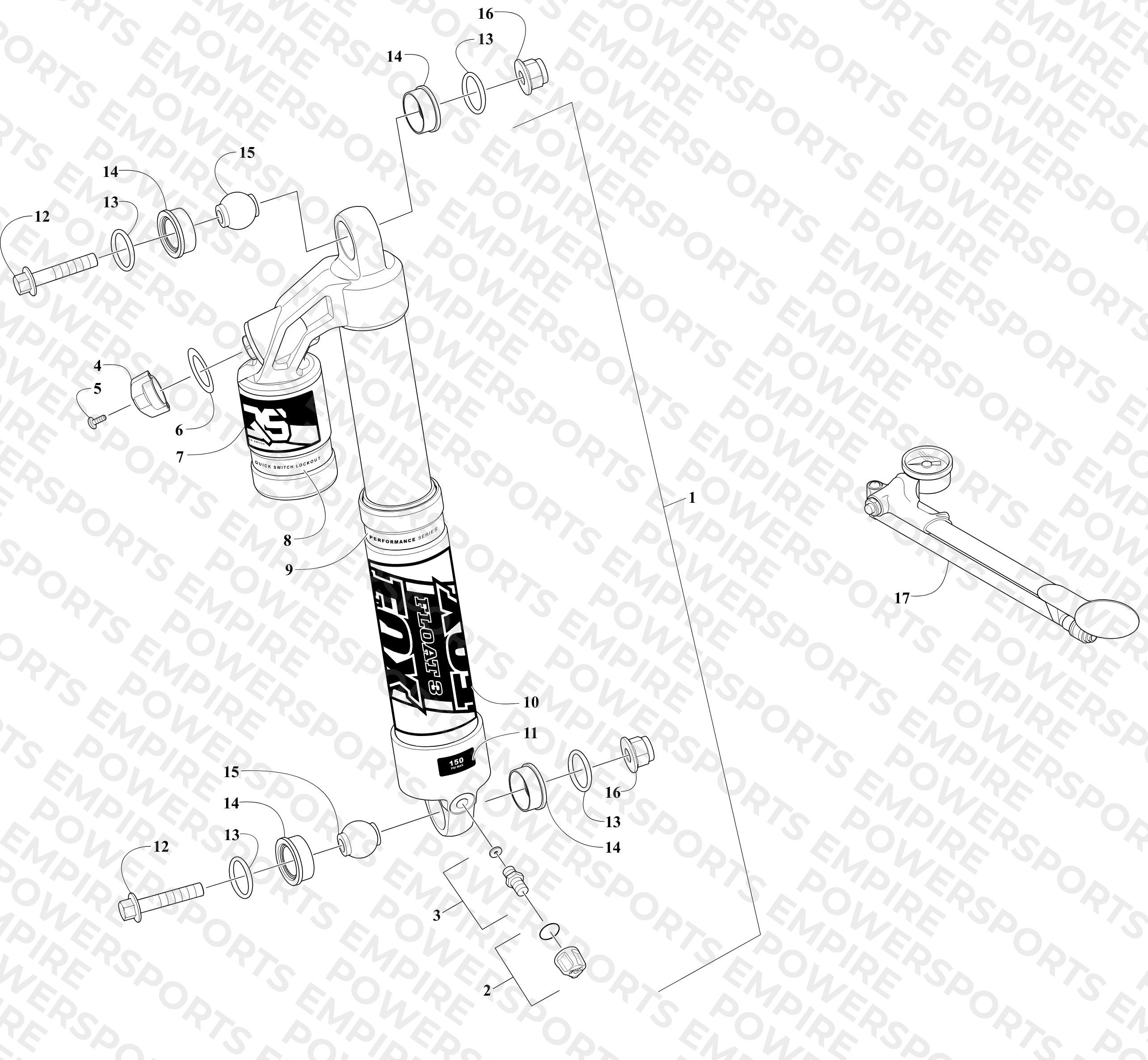 FRONT SUSPENSION SHOCK ABSORBER ASSEMBLY
