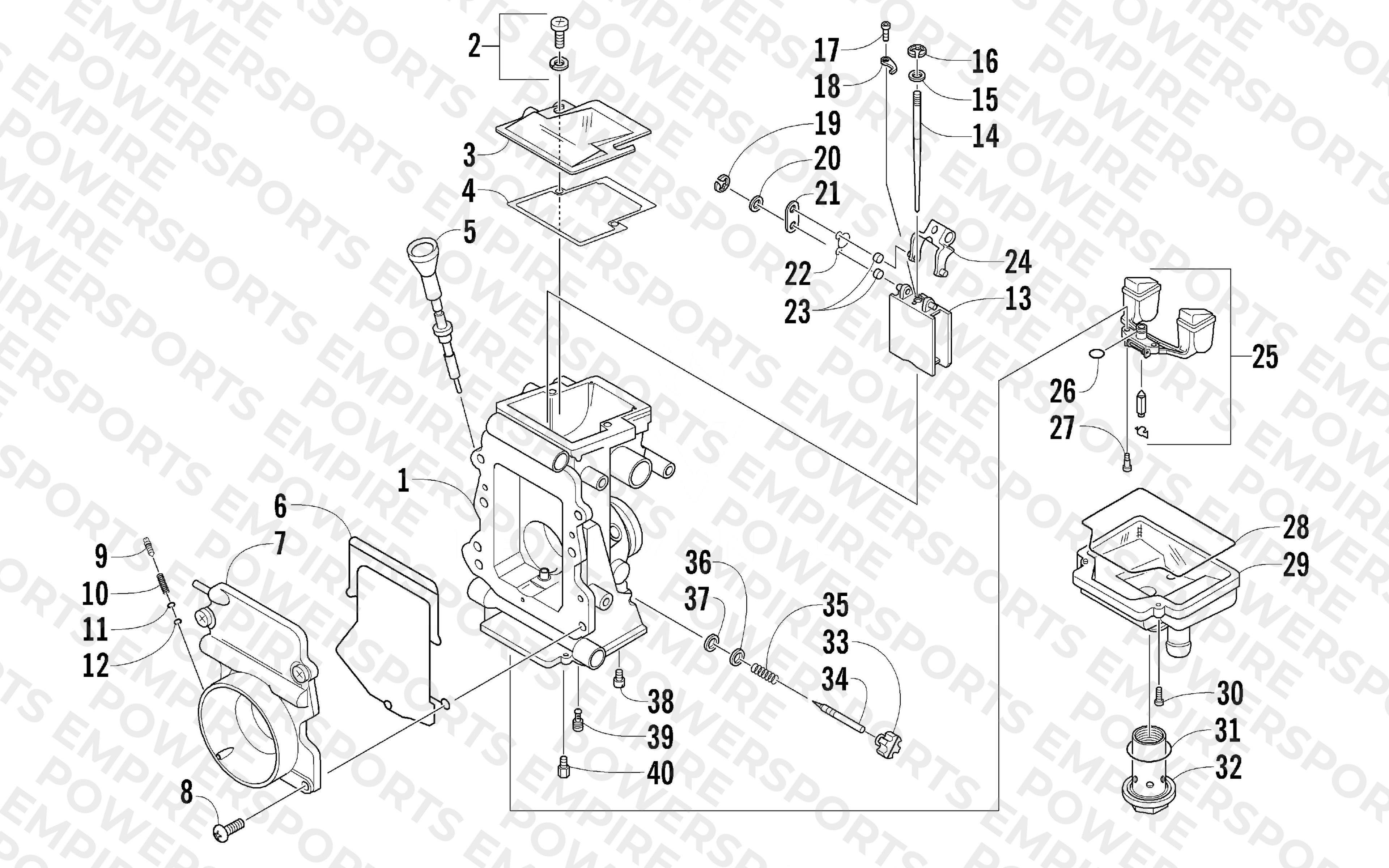 CARBURETOR, INTERNAL PARTS