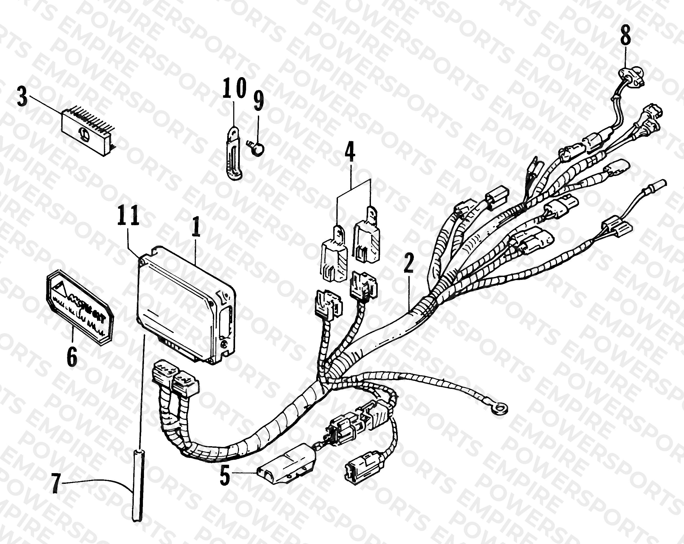 ECU AND ECU HARNESS ASSEMBLIES
