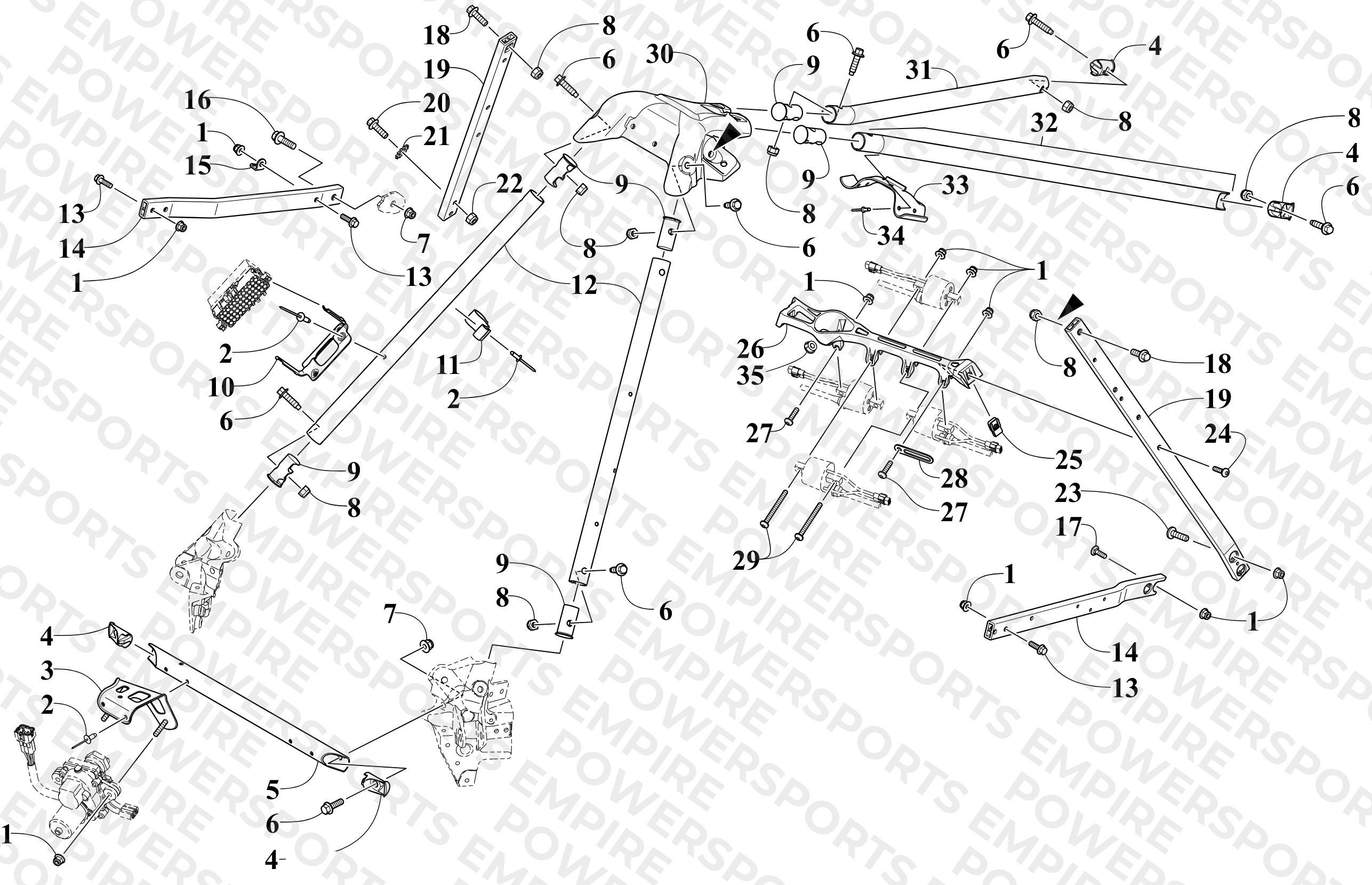 STEERING SUPPORT ASSEMBLY