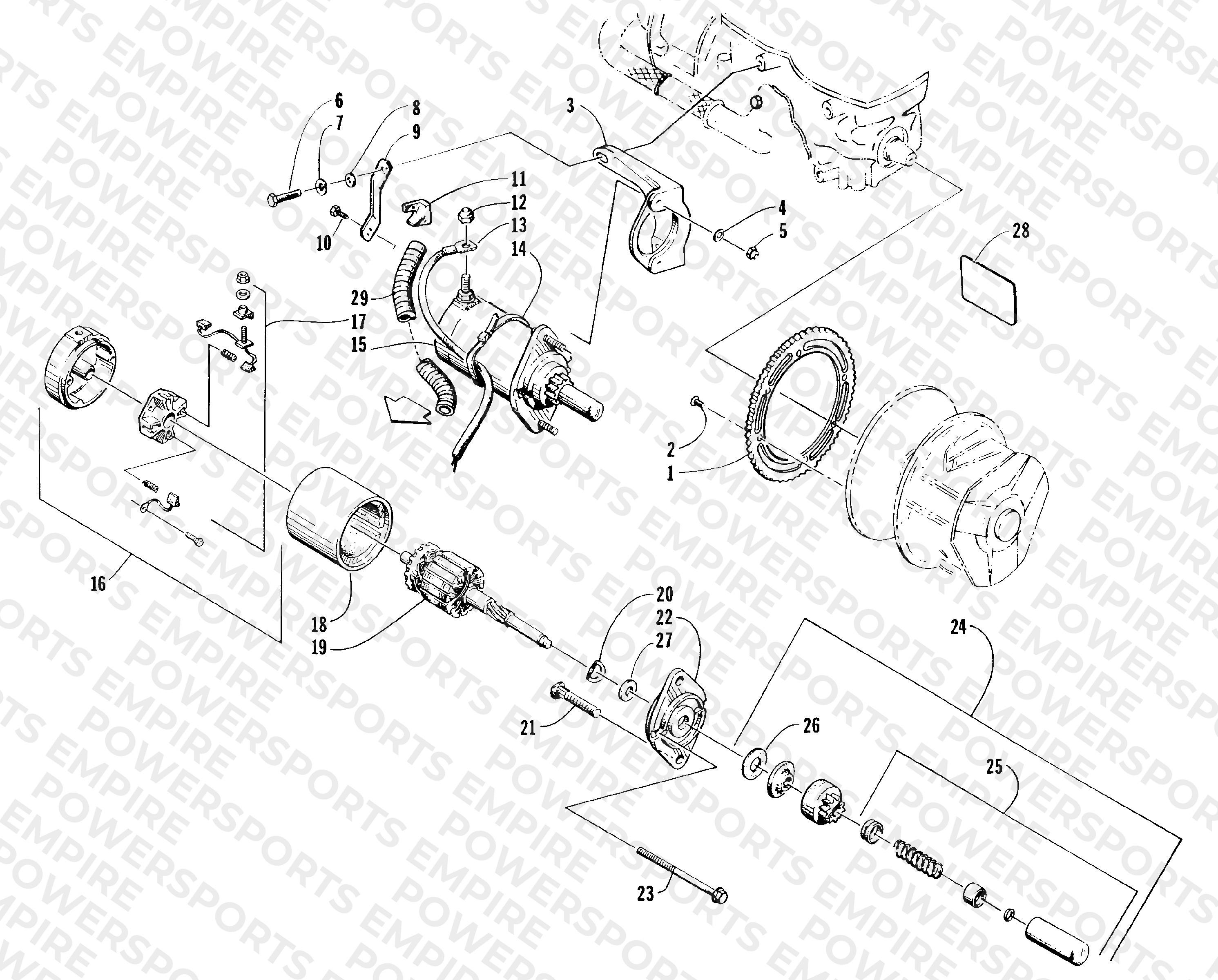ELECTRIC START ASSEMBLY