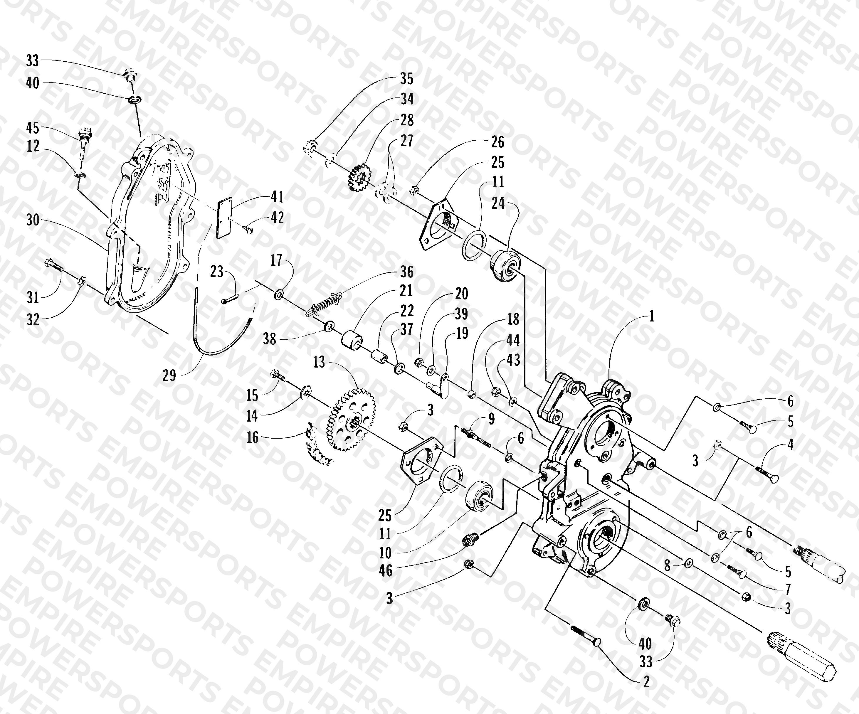 DRIVE/DROPCASE ASSEMBLY