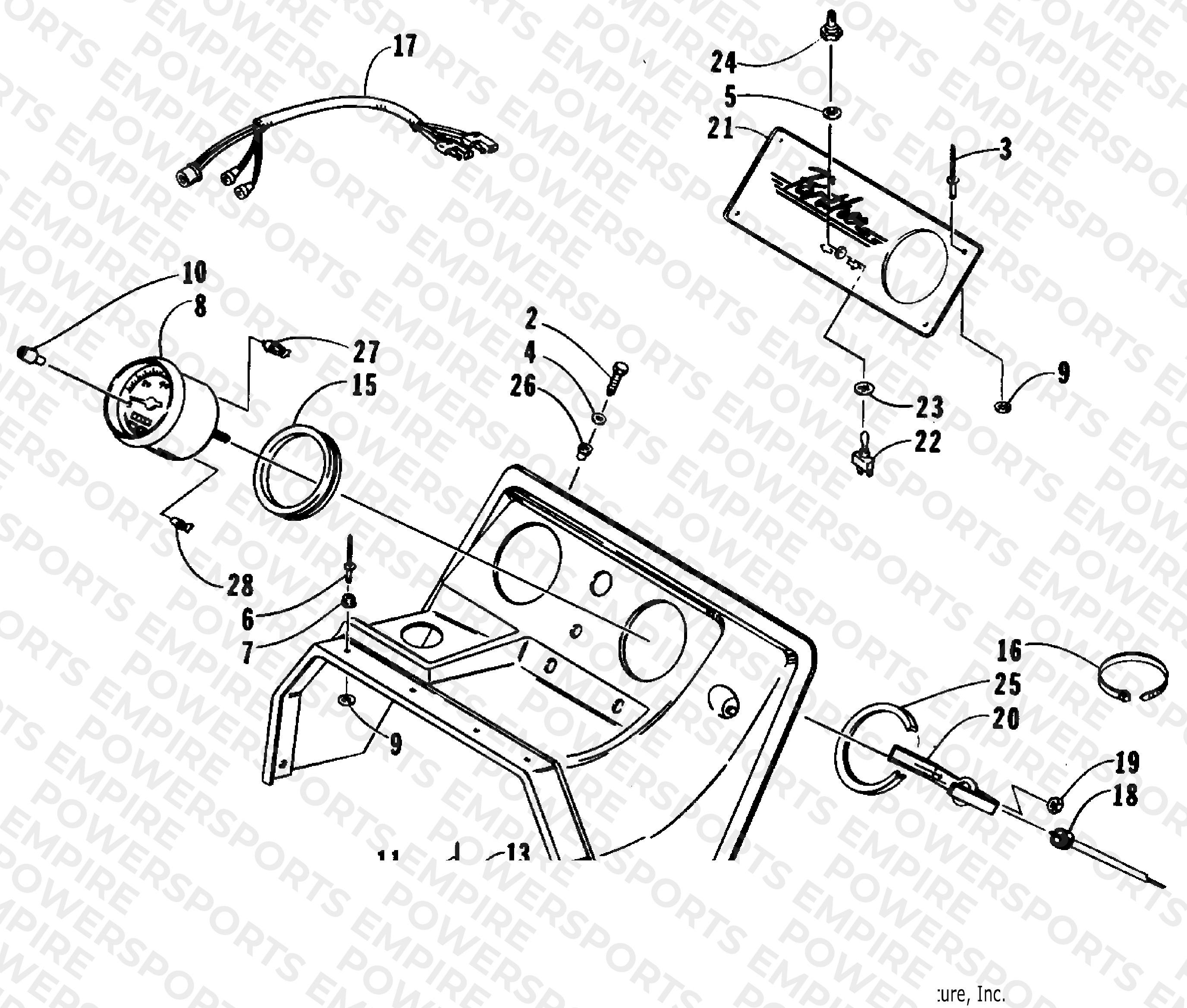 CONSOLE AND INSTRUMENTS