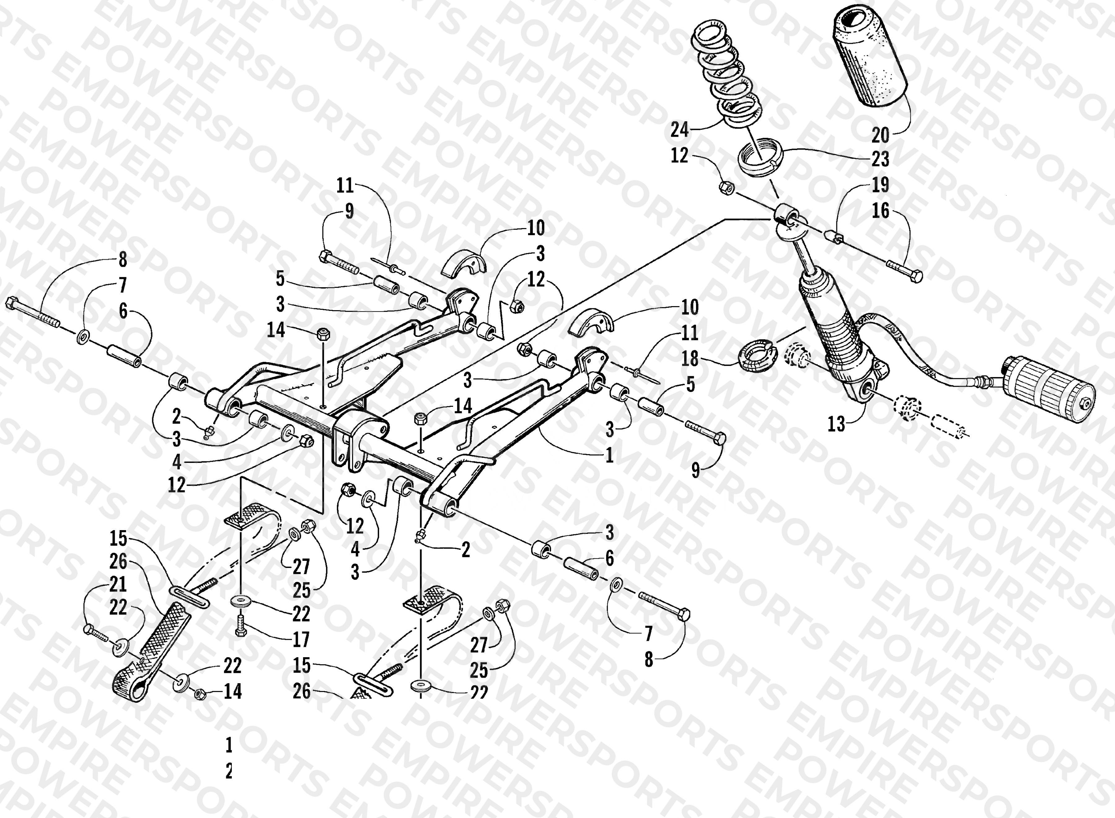 REAR SUSPENSION FRONT ARM ASSEMBLY