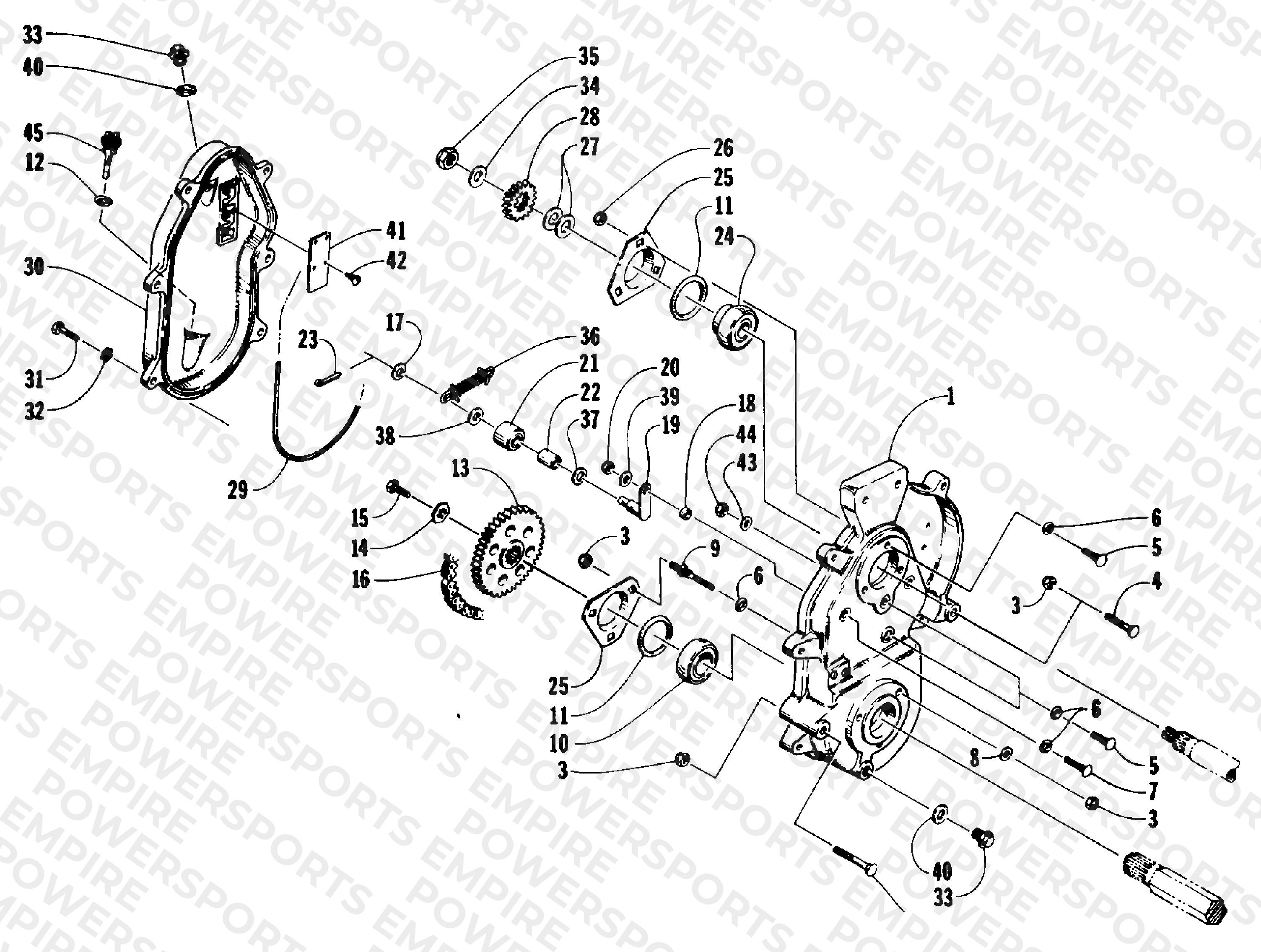 DRIVE/DROPCASE ASSEMBLY