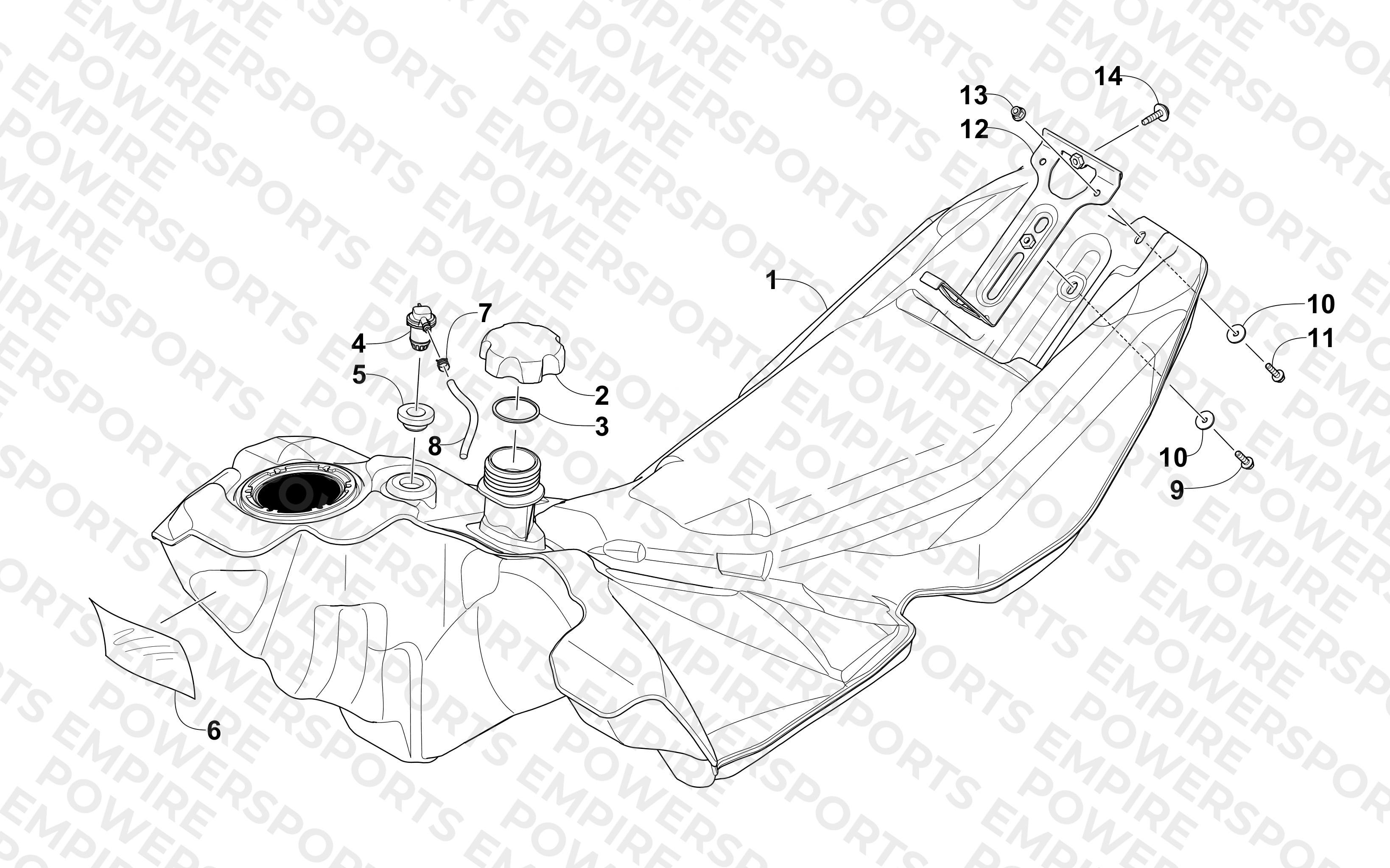 GAS TANK ASSEMBLY