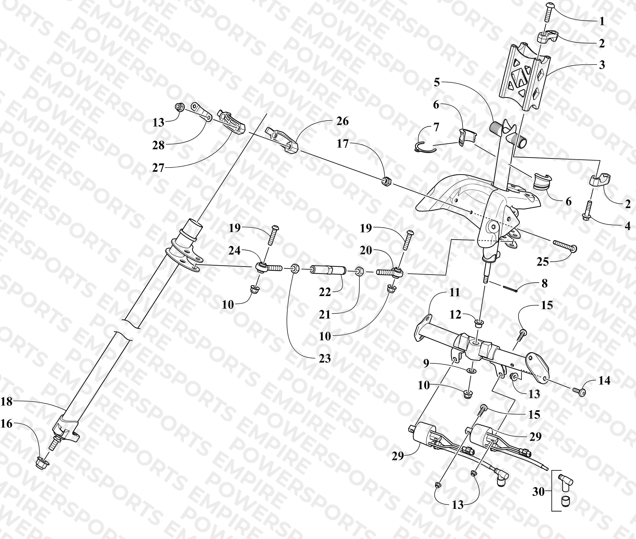 STEERING POST ASSEMBLY