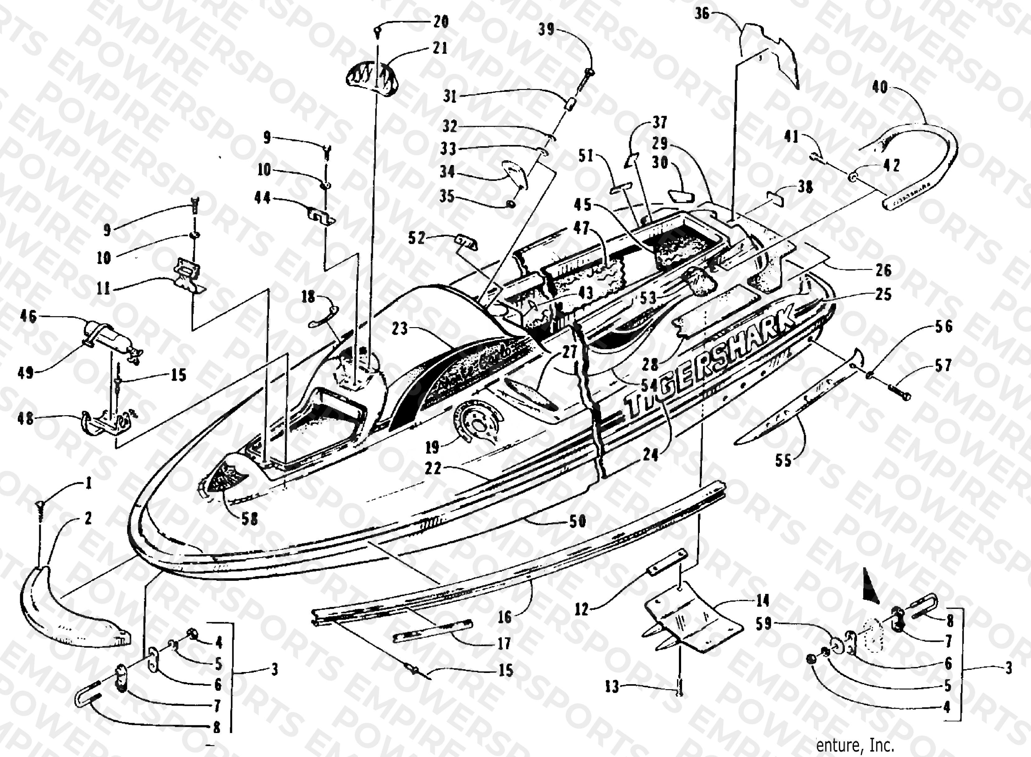 HULL AND DECK ASSEMBLY