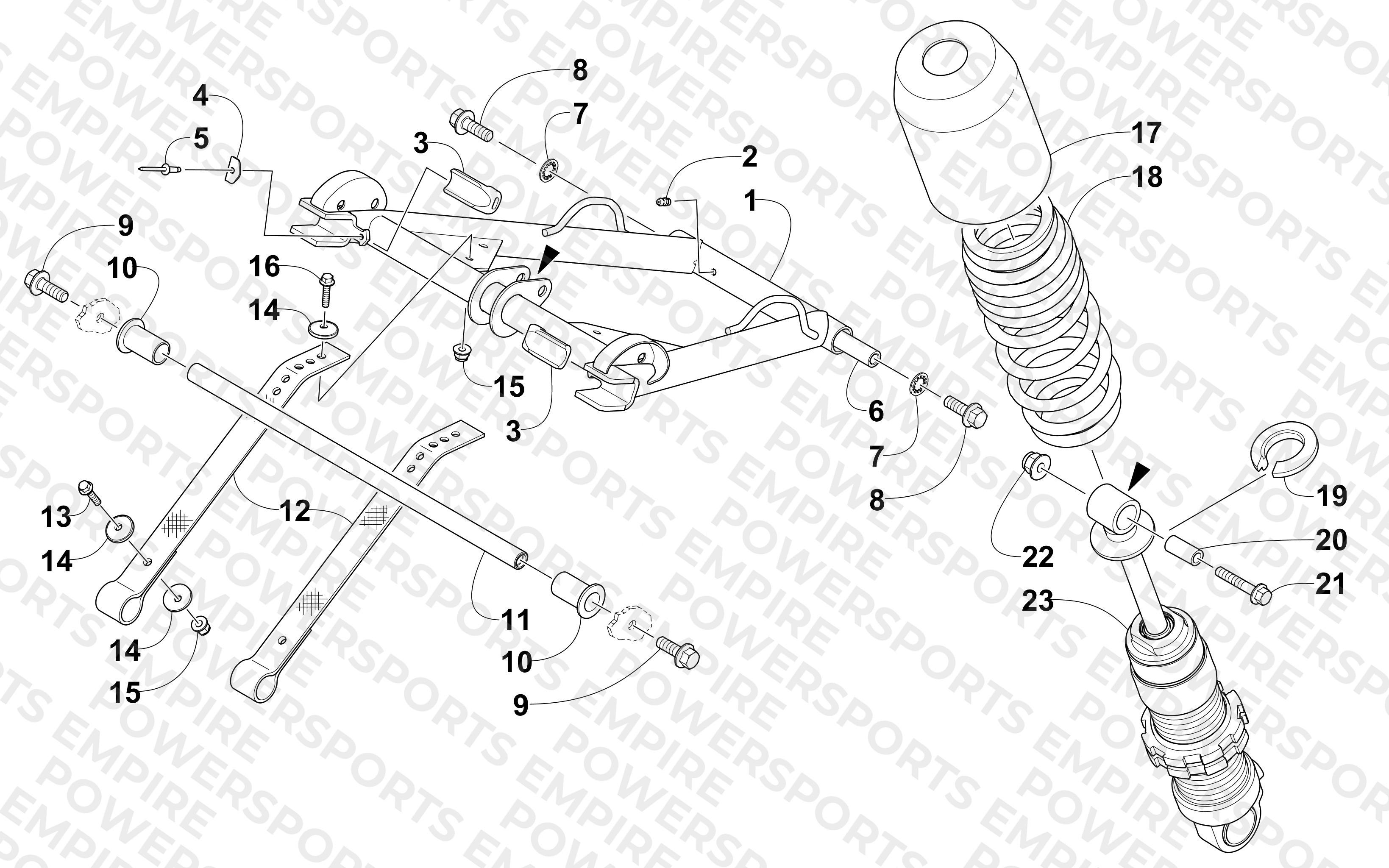 REAR SUSPENSION FRONT ARM ASSEMBLY