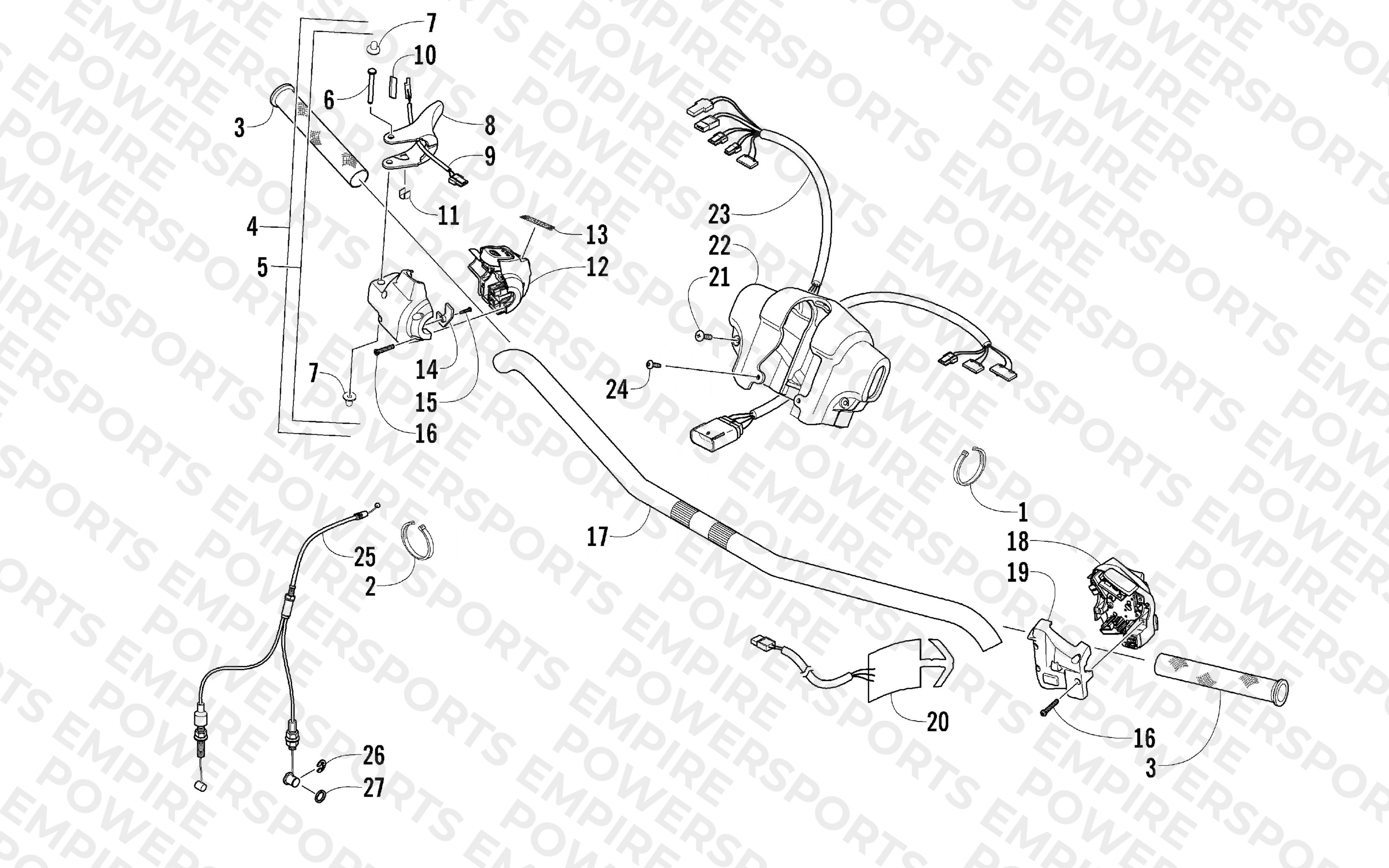 HANDLEBAR AND CONTROLS