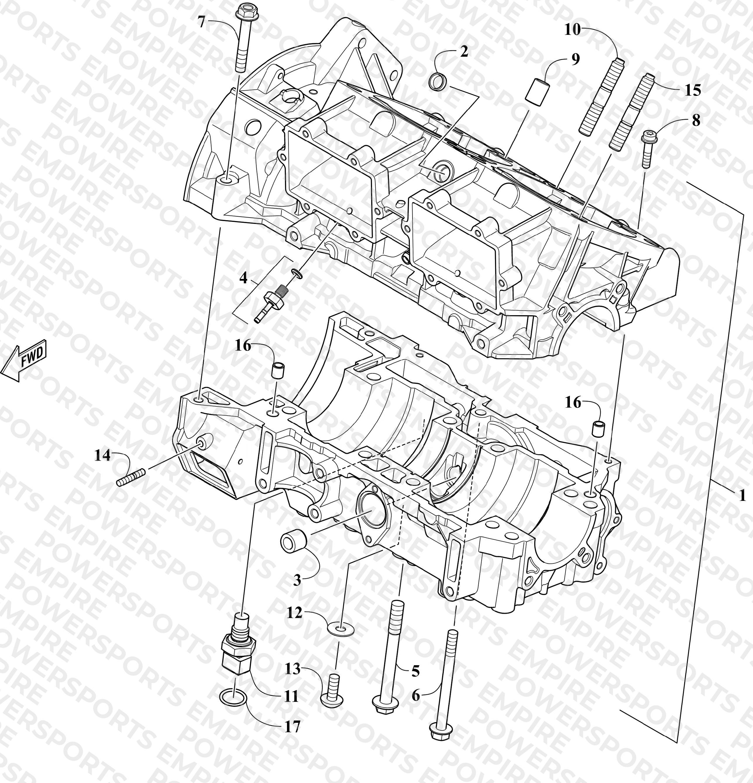 CRANKCASE ASSEMBLY