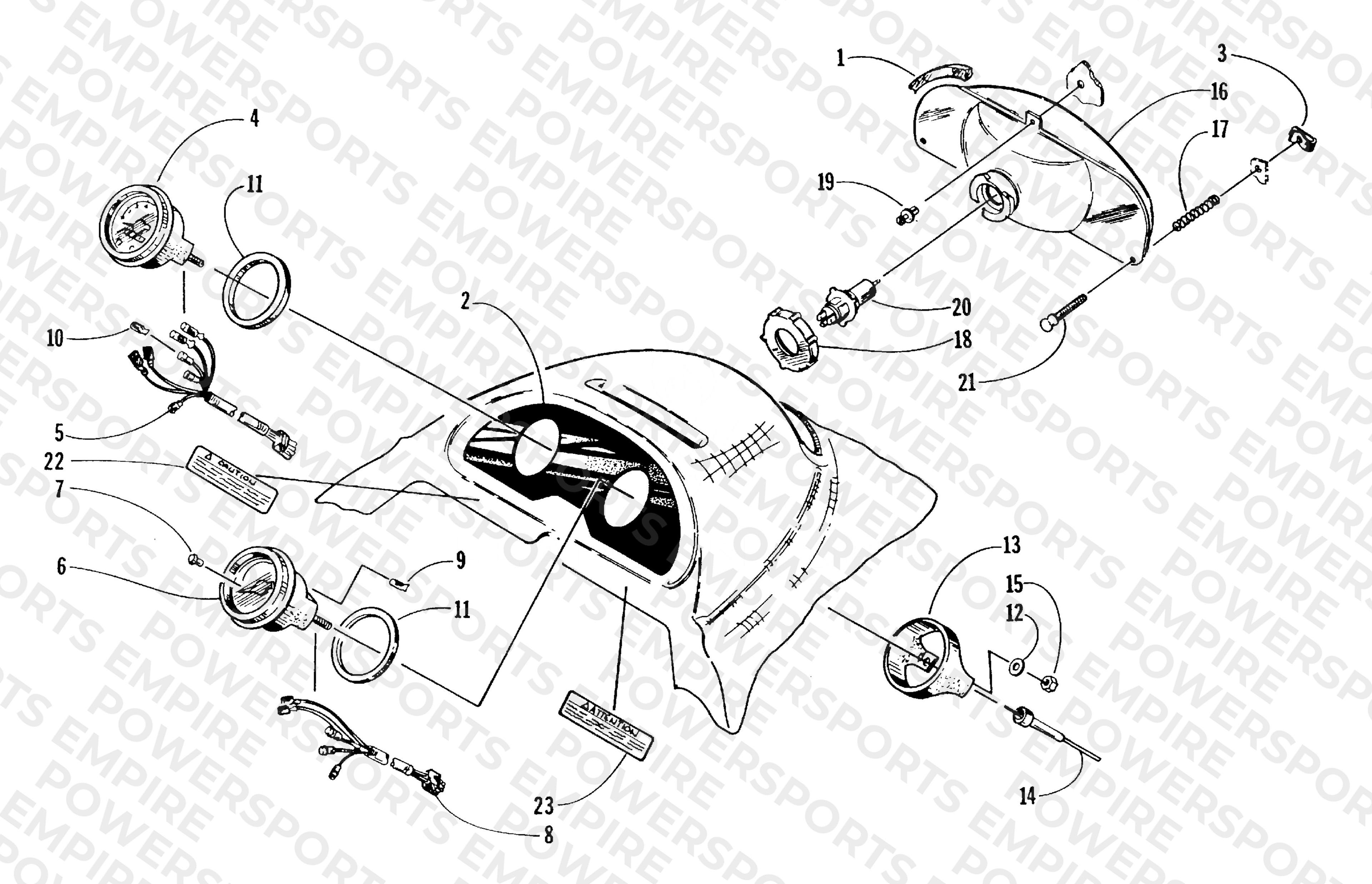HEADLIGHT AND INSTRUMENTS