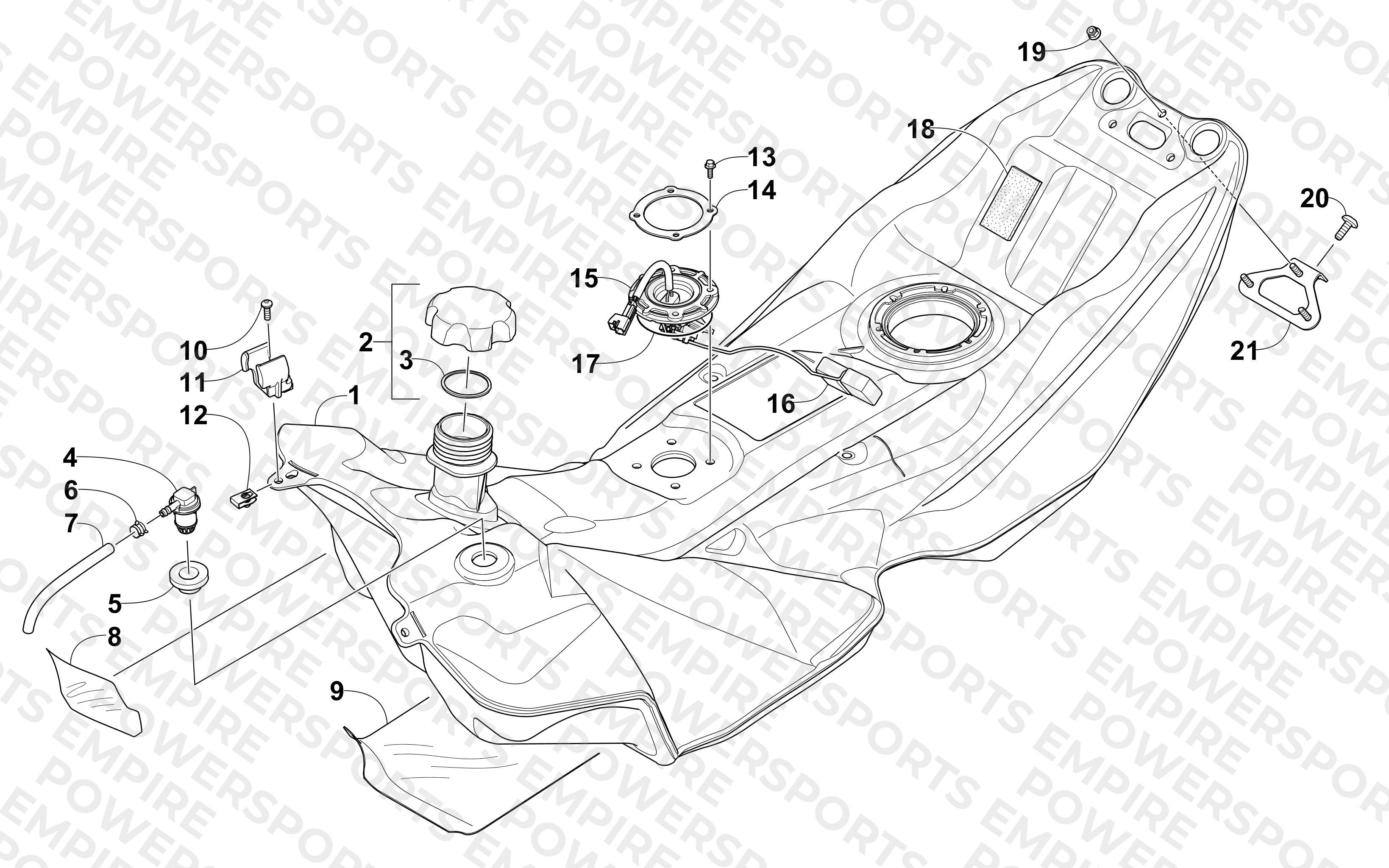 GAS TANK ASSEMBLY