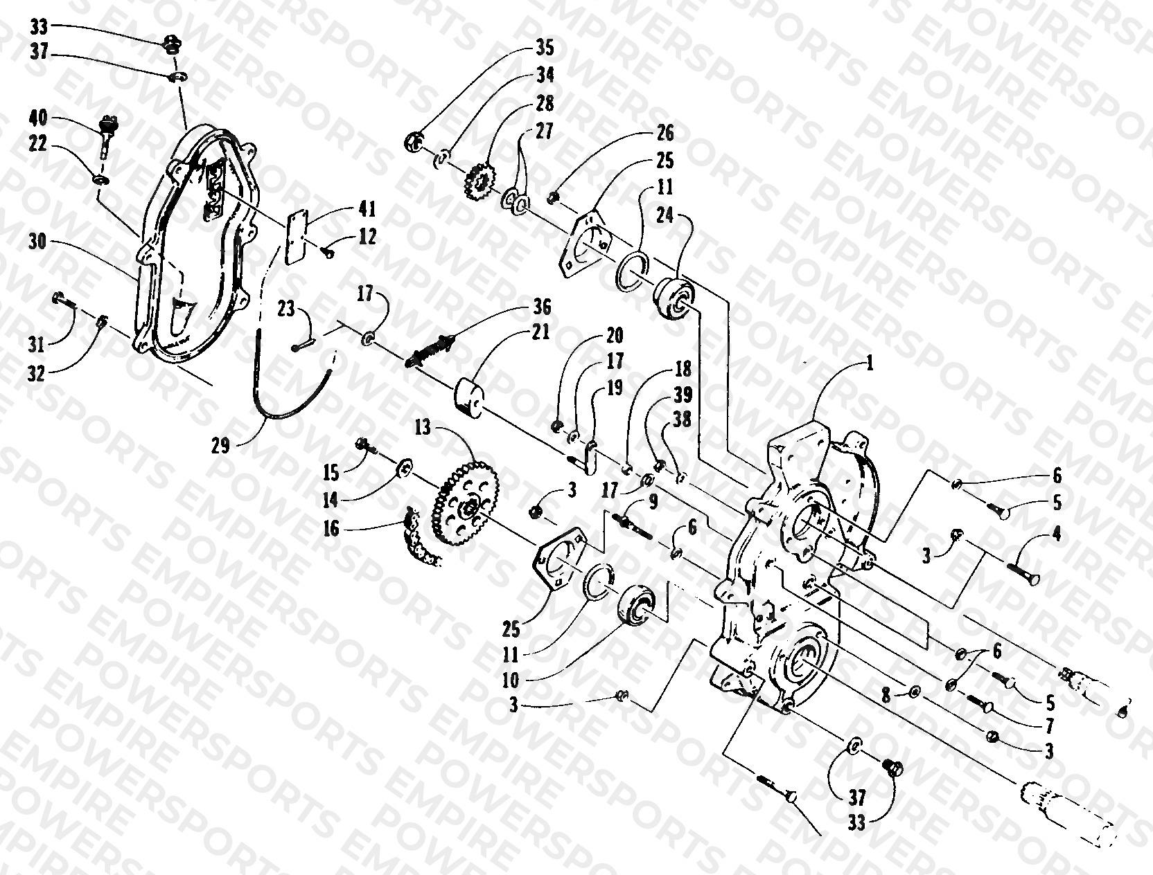 DRIVE/DROPCASE ASSEMBLY
