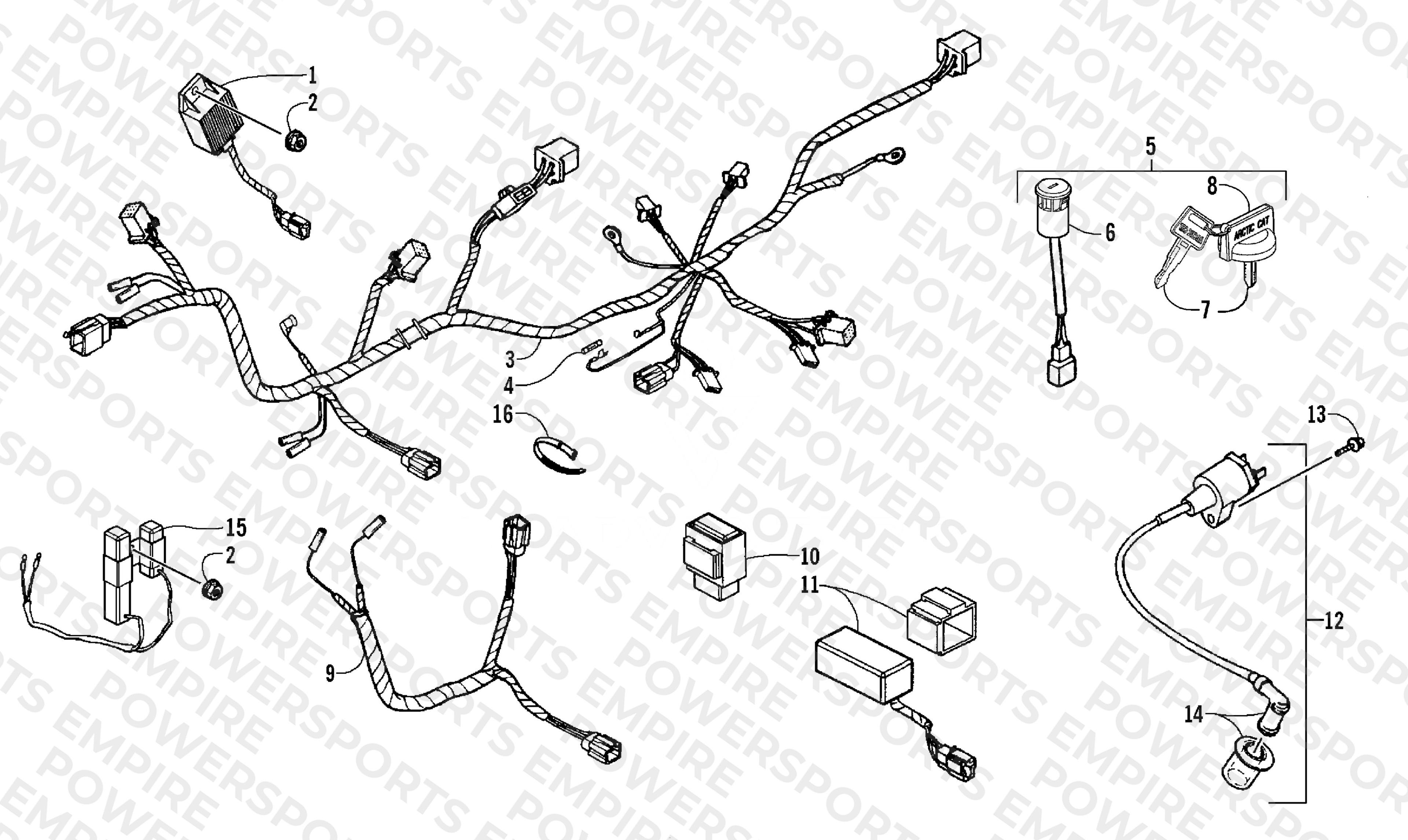 ELECTRICAL AND WIRING HARNESS ASSEMBLY