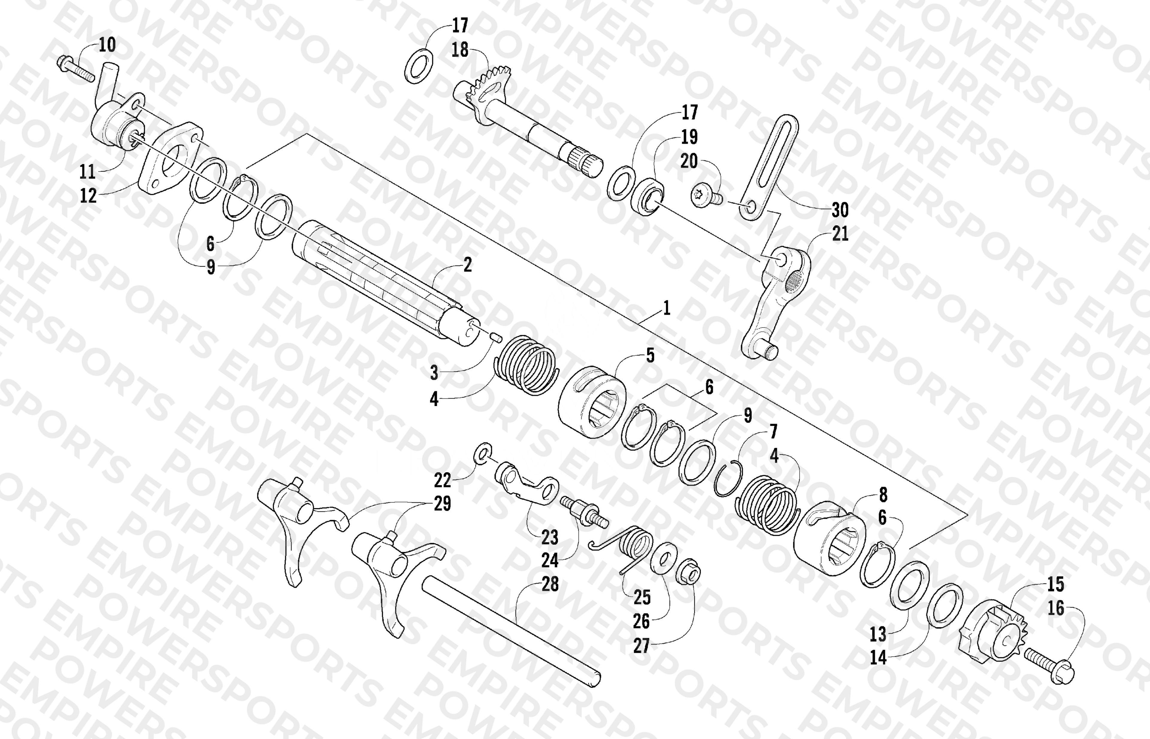 GEAR SHIFTING ASSEMBLY