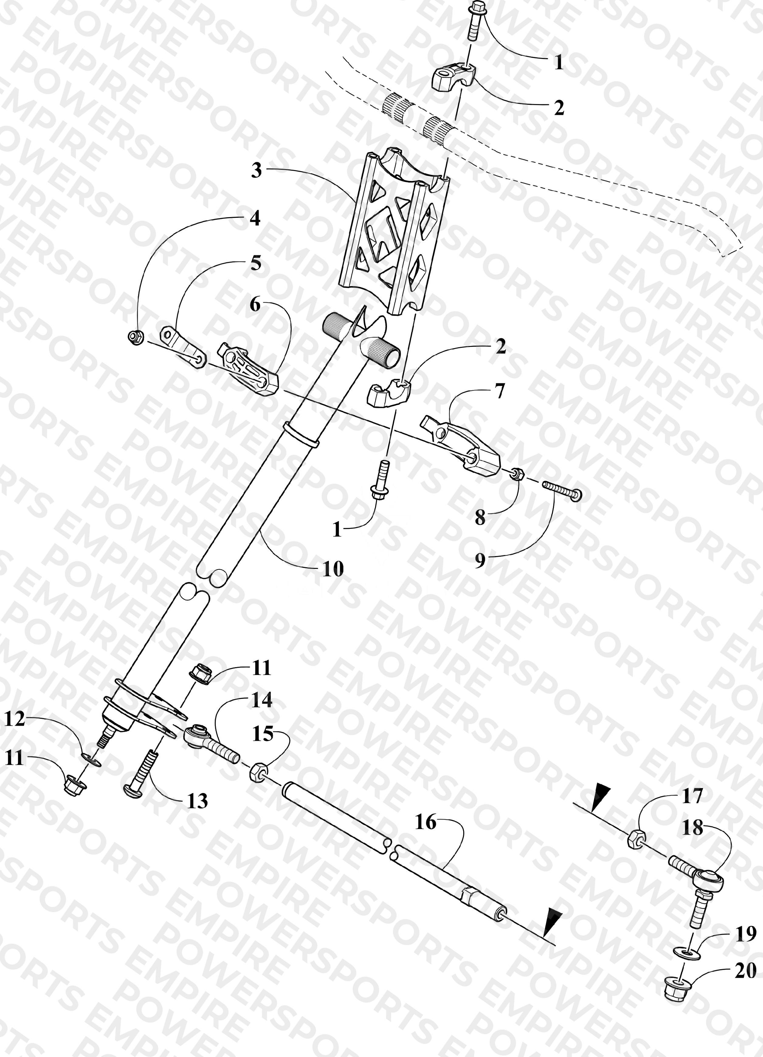 STEERING POST ASSEMBLY