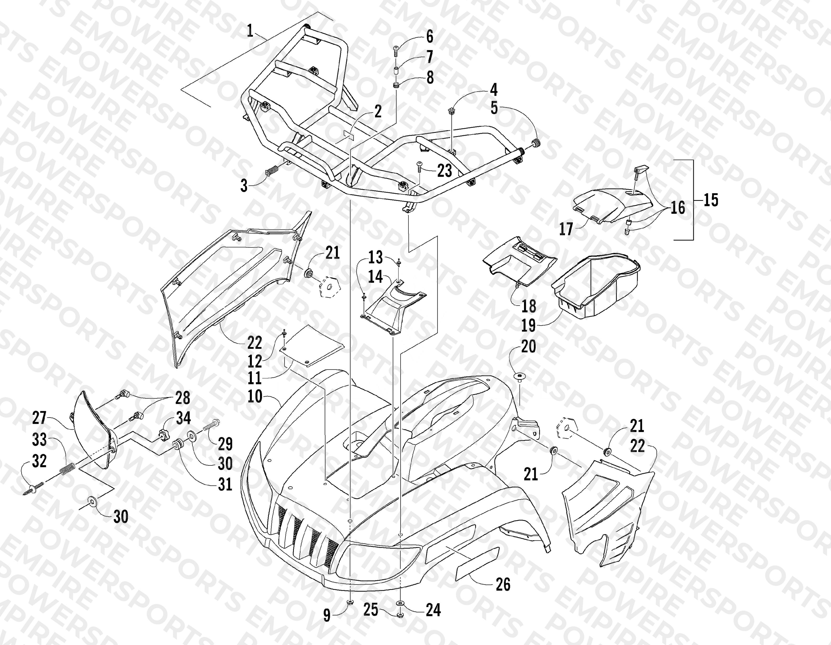 FRONT BODY PANEL ASSEMBLY