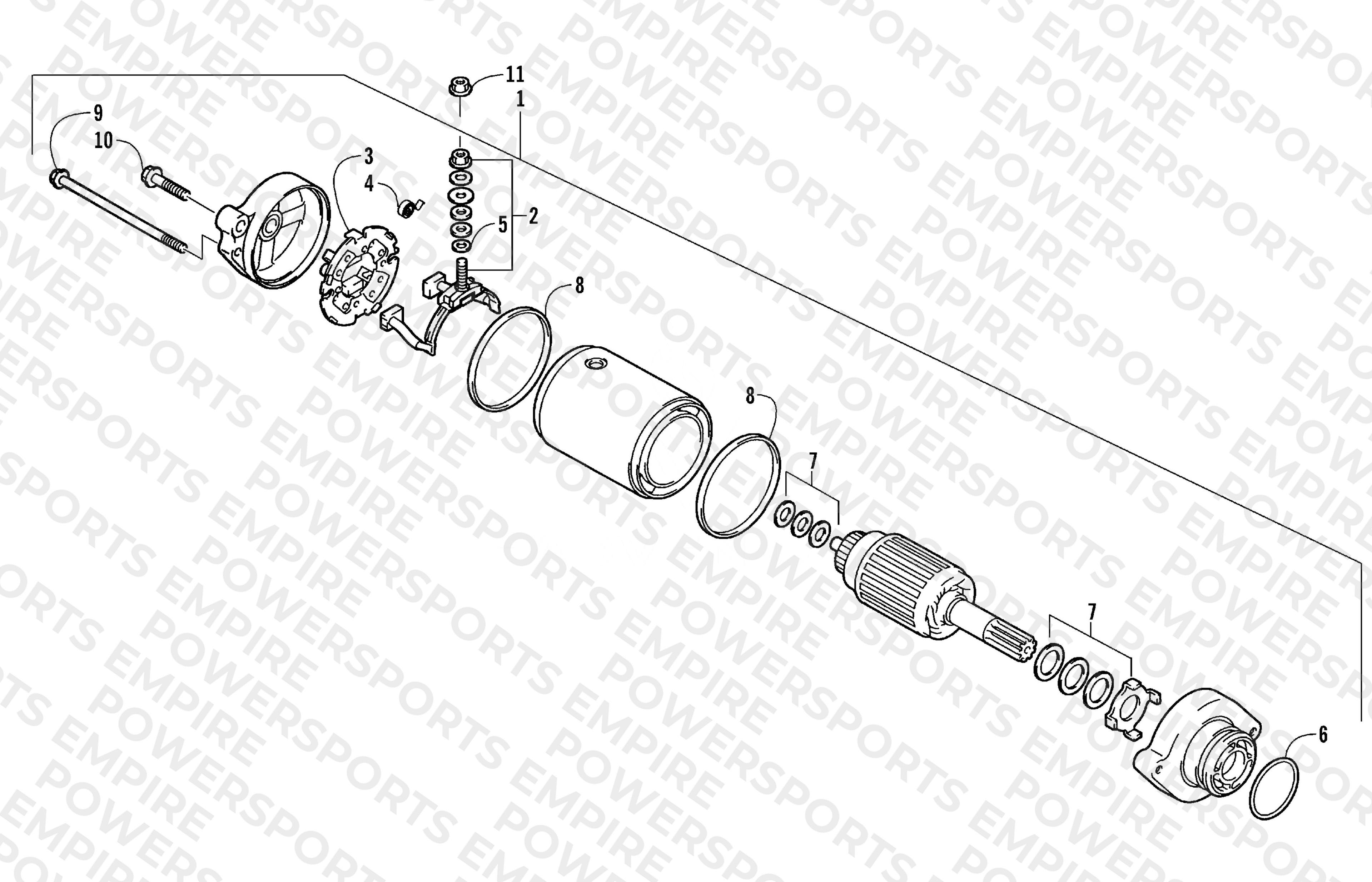 STARTER MOTOR ASSEMBLY