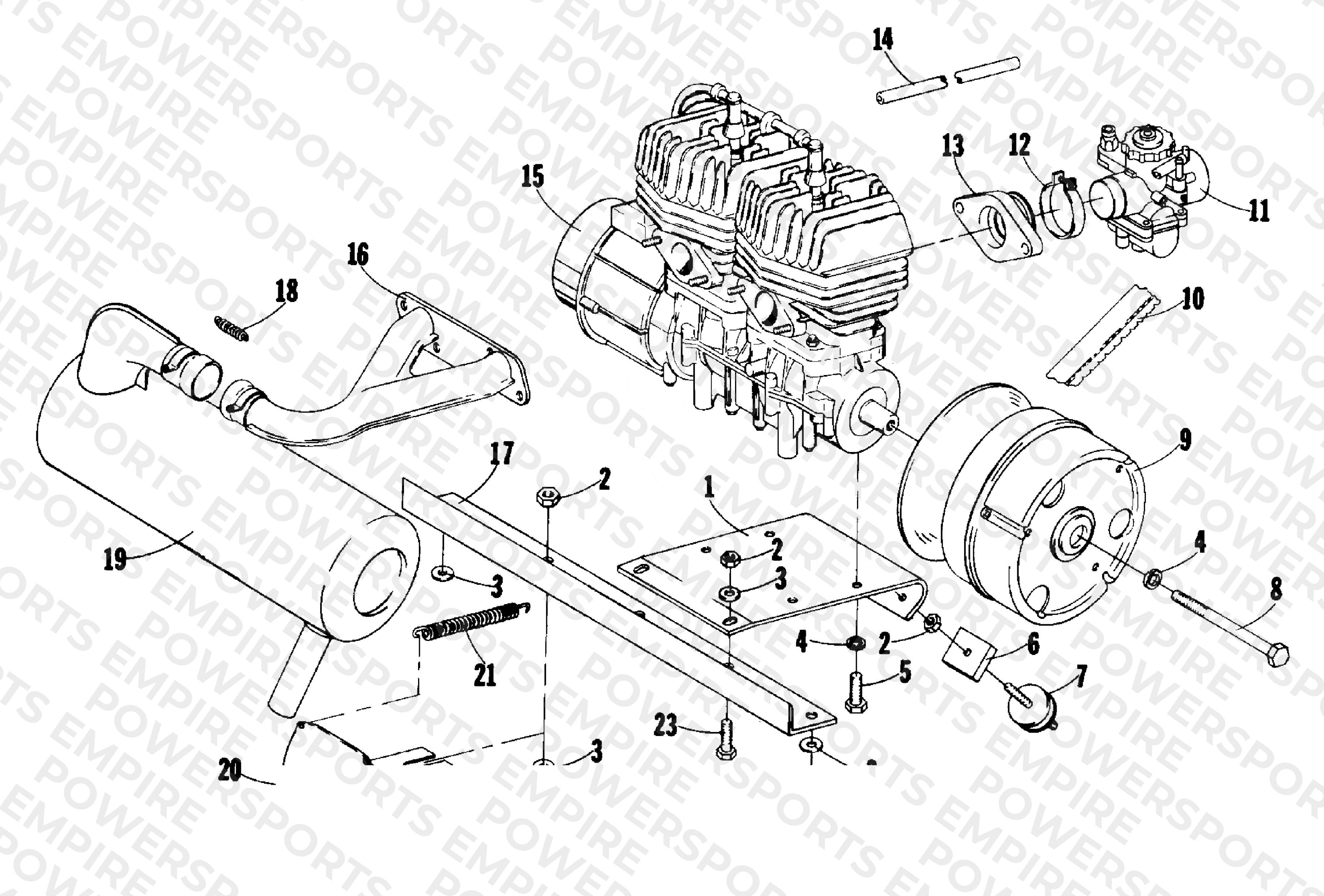 ENGINE MOUNTING PARTS