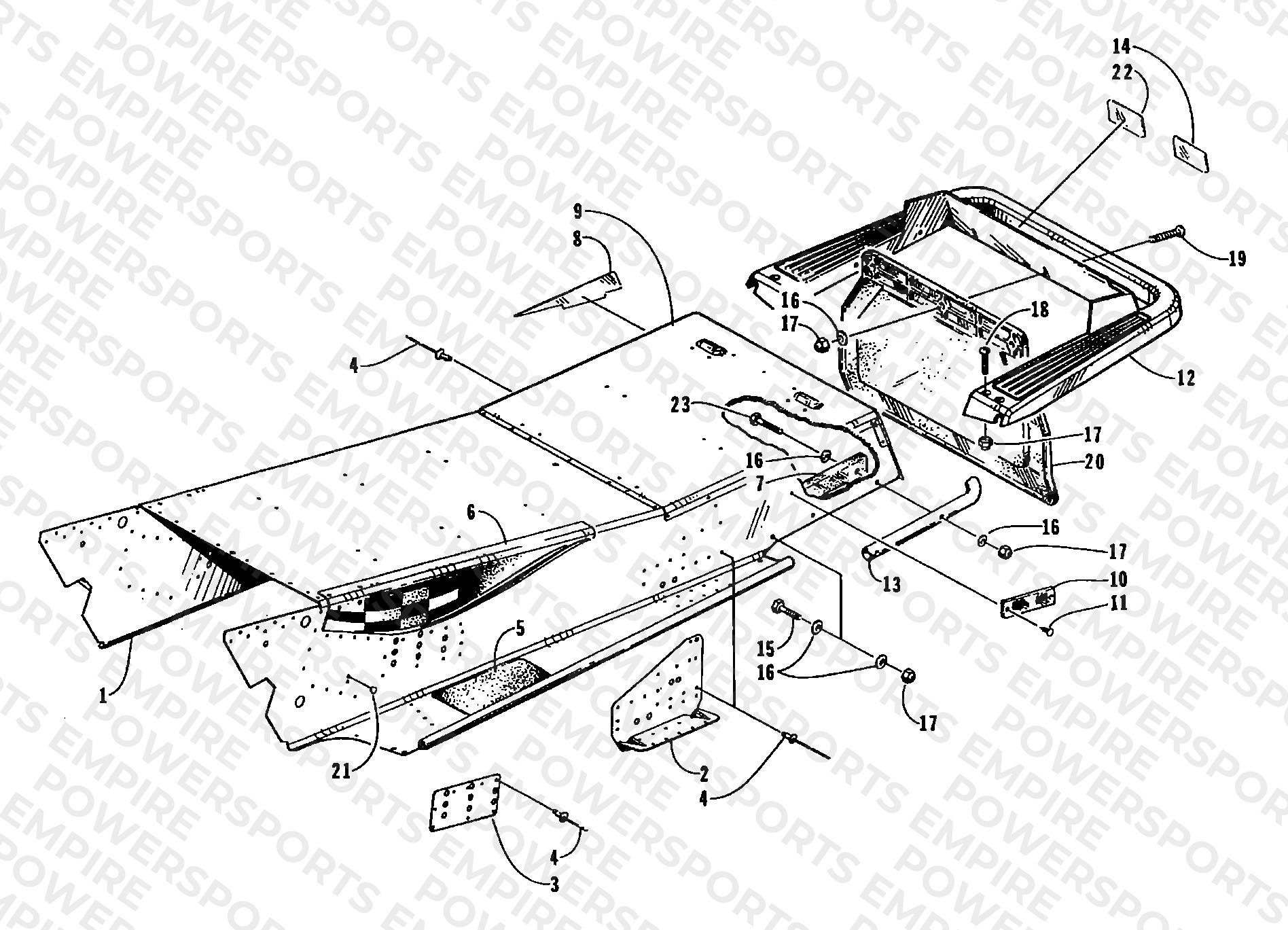 TUNNEL AND REAR BUMPER