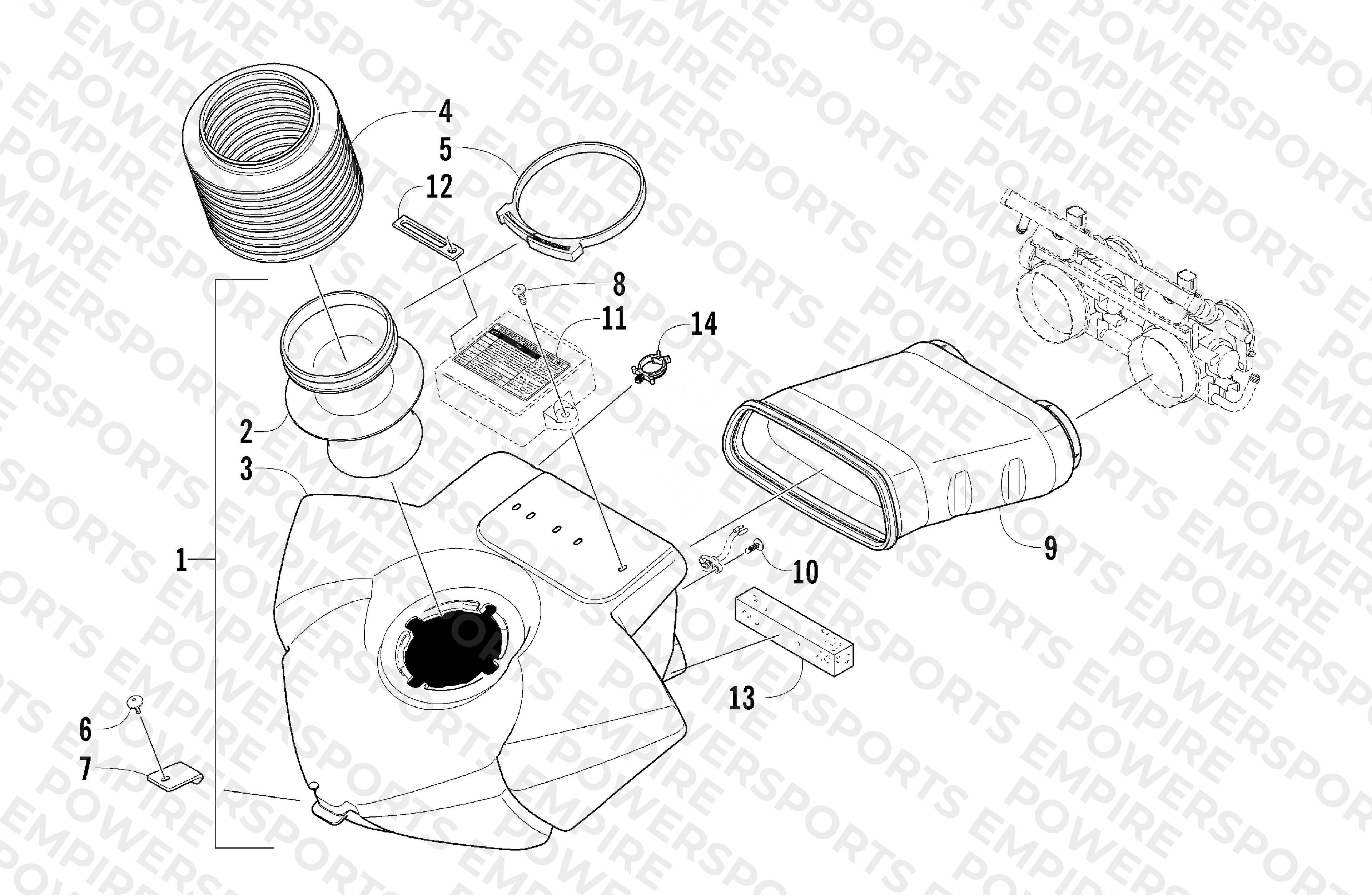 AIR SILENCER ASSEMBLY
